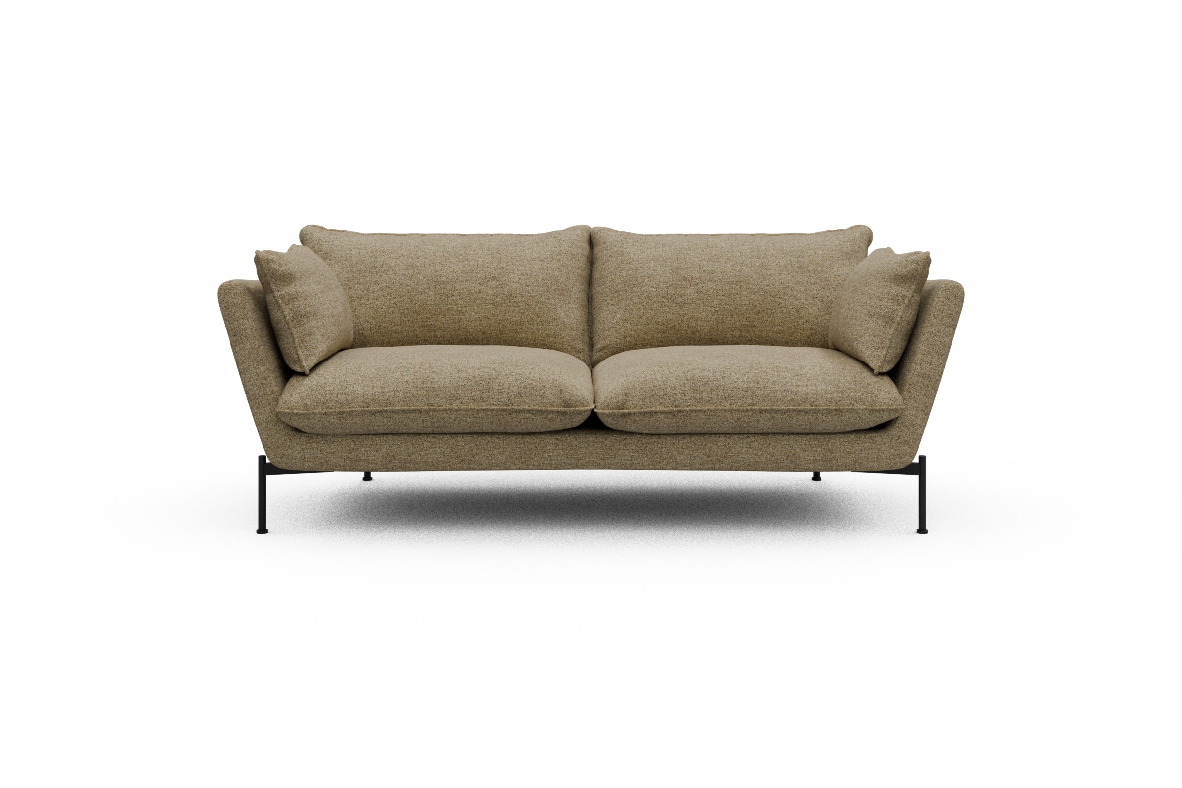 Skandi Home Sofa Anton PREMIUM 2-Sitzer Carreno-Silician-Yellow moebelfaktor