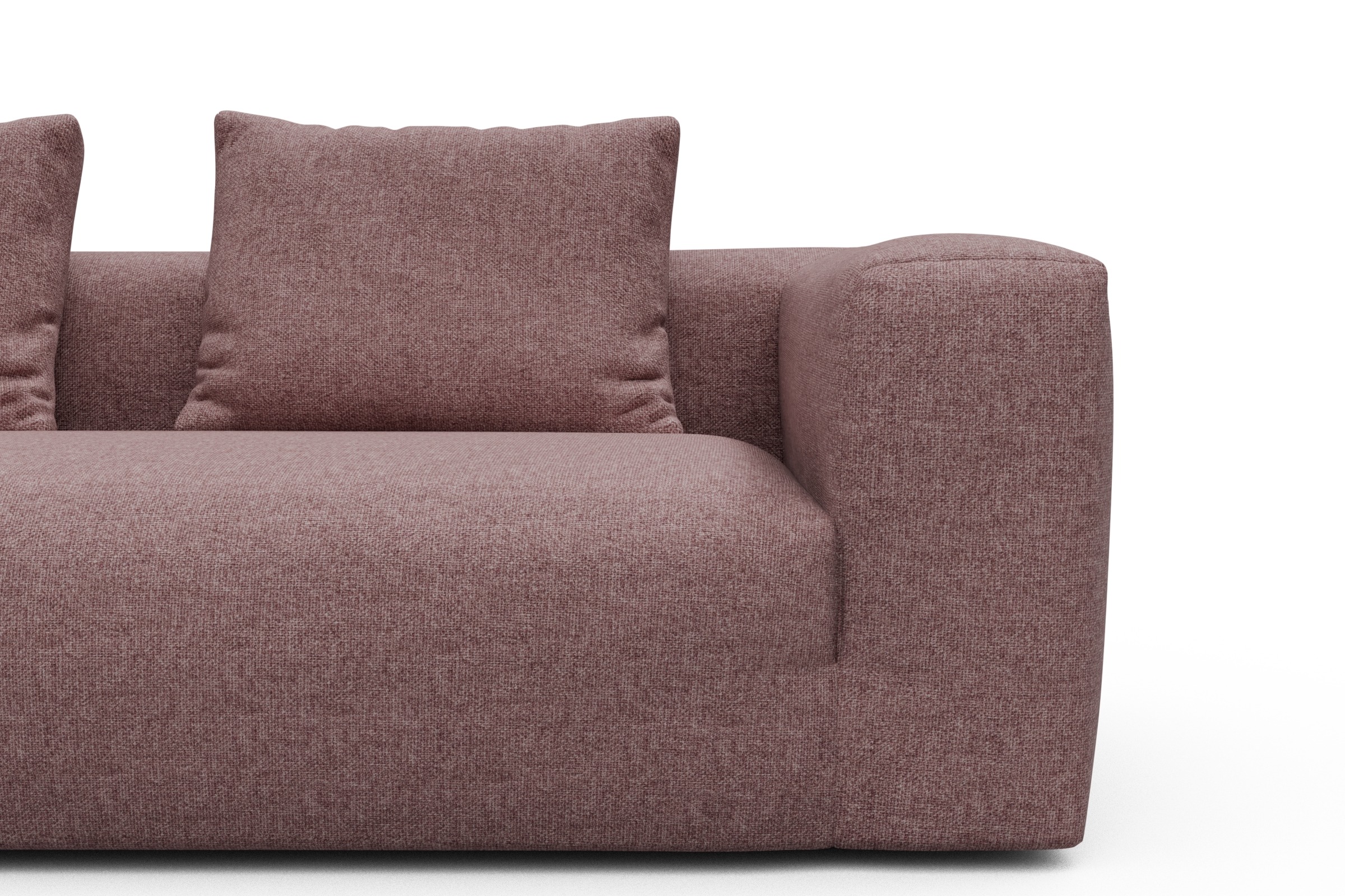Ecksofa Fred Relax-Ecke links mit 2,5-Sitzer Sama-Flamingo