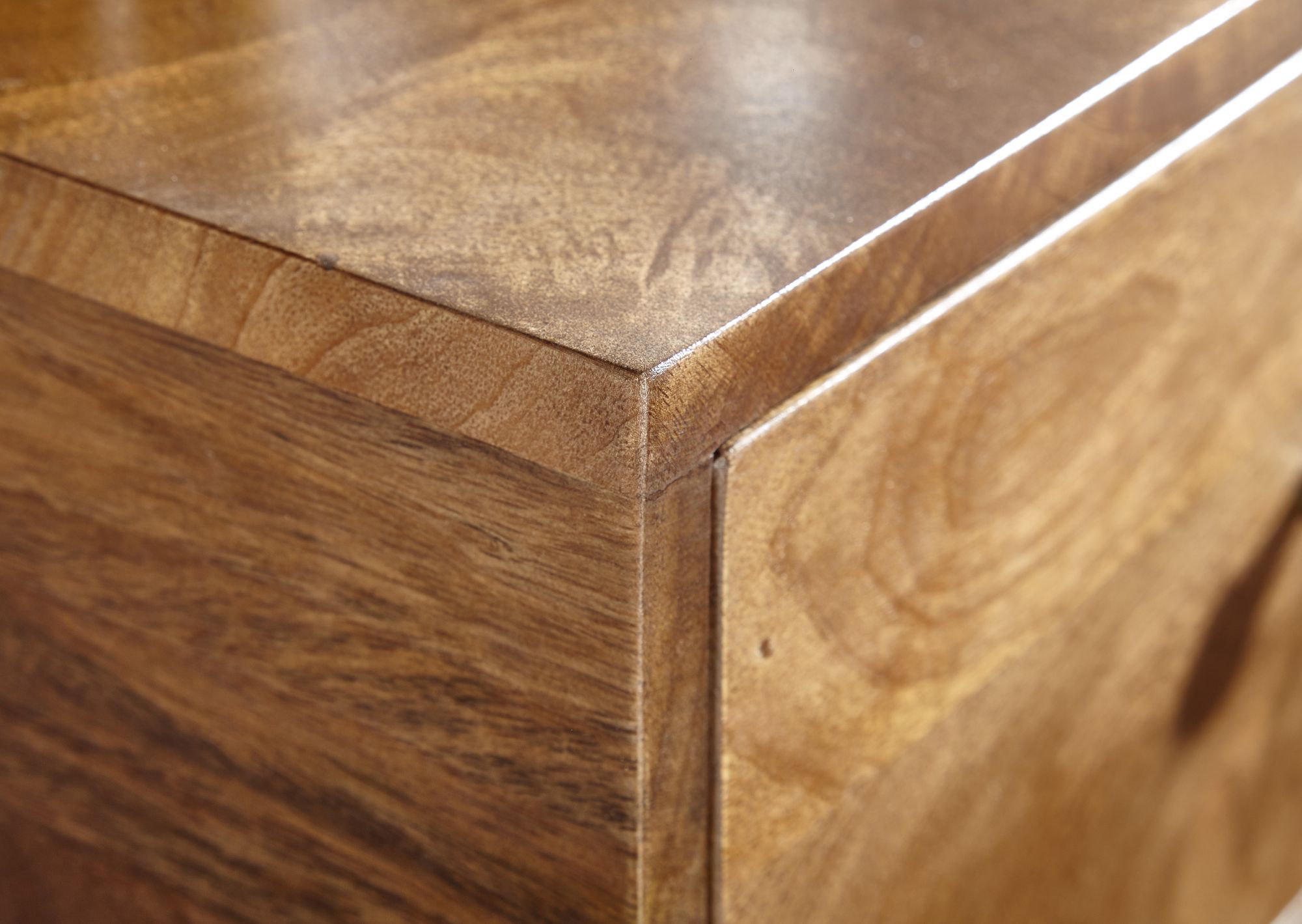 Nachttisch Tingvoll Massivholz Gold 40 × 35 × 75,5 cm