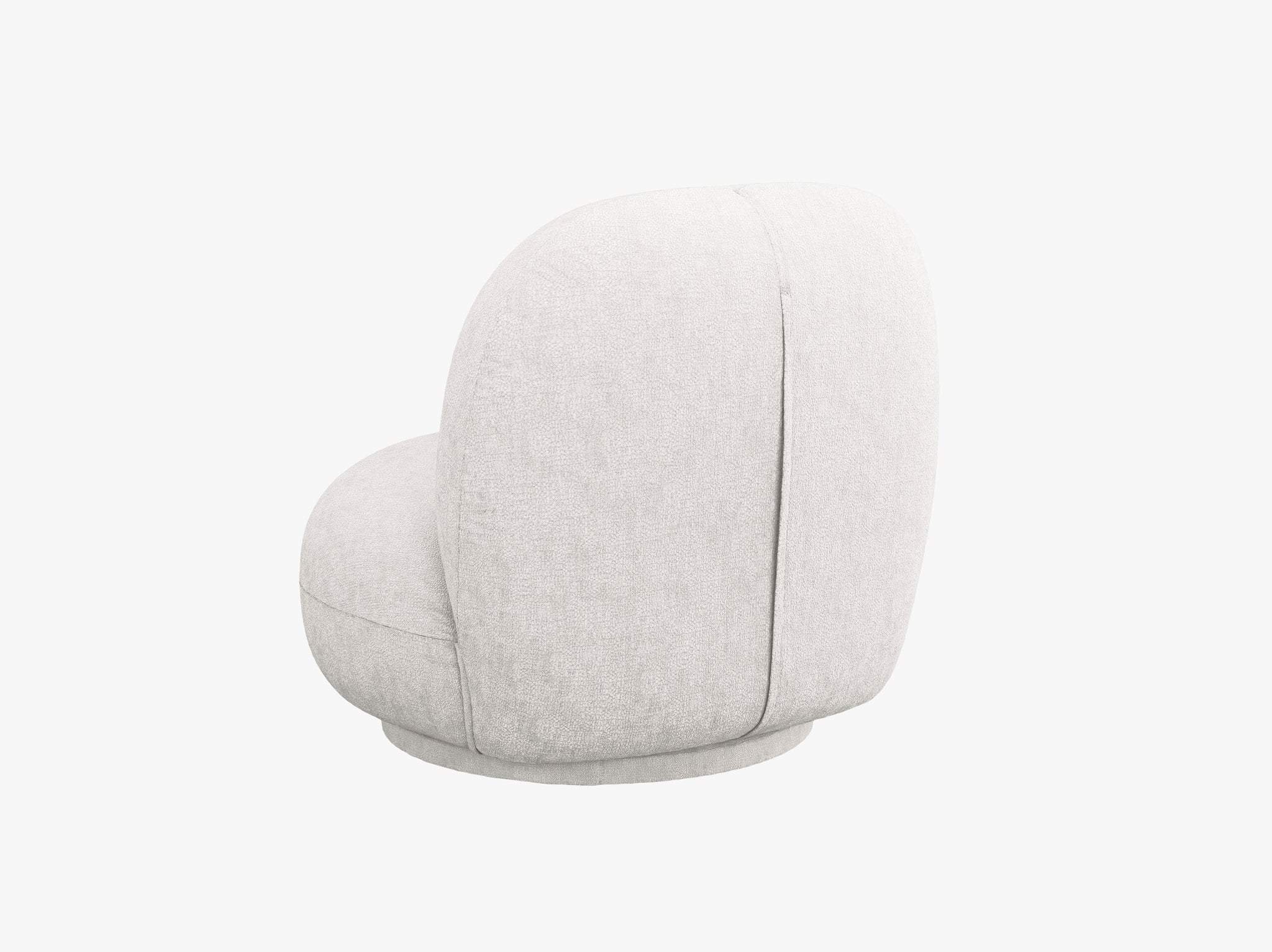 Micadoni Drehbarer Sessel Chuck Chenille Hellbeige