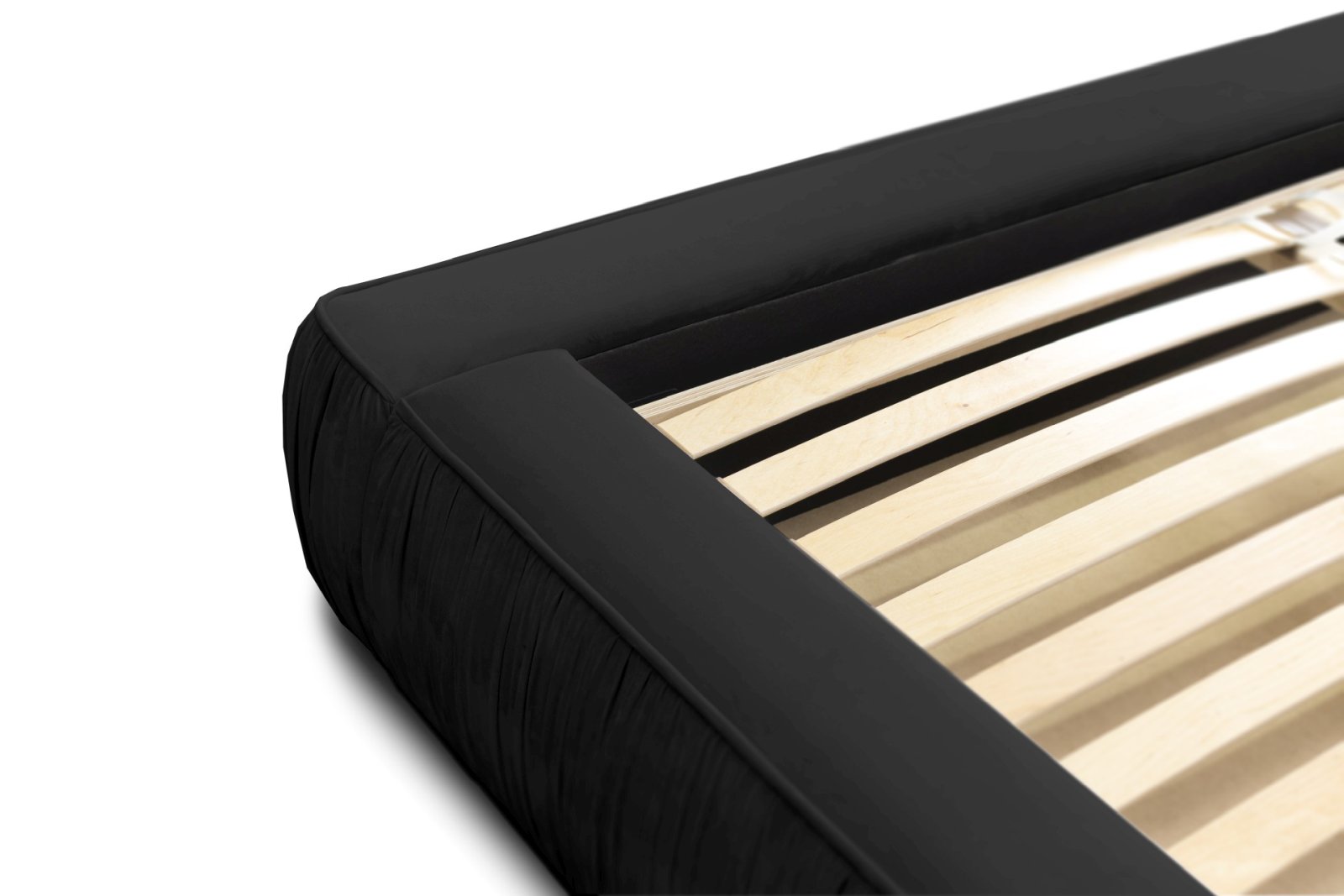 Polsterbett Beyond Samtstoff 160x200 mit Metallrahmen Riviera 100