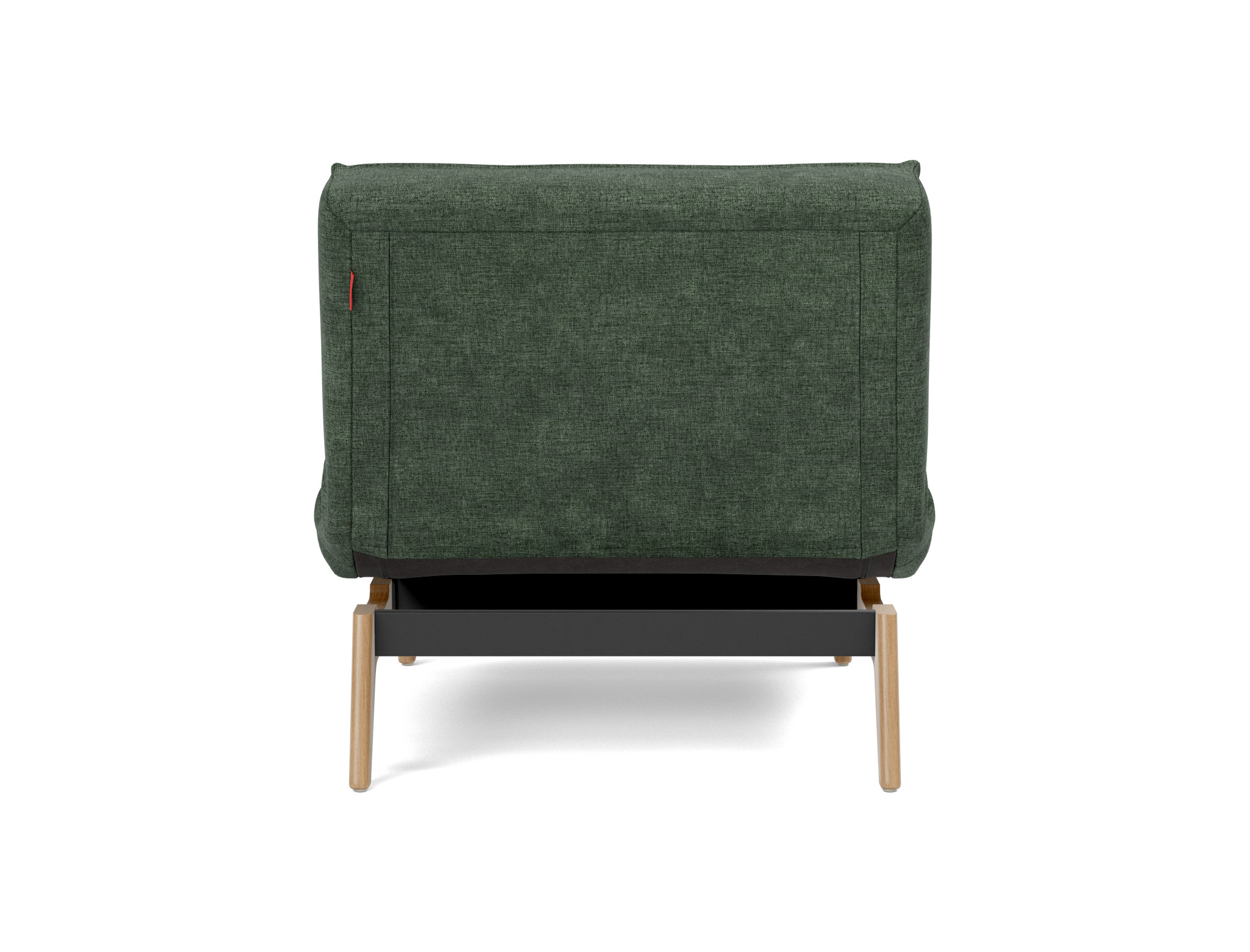Sessel Splitback Flachgewebe Avella 281-Pine-Green Beine Eiche