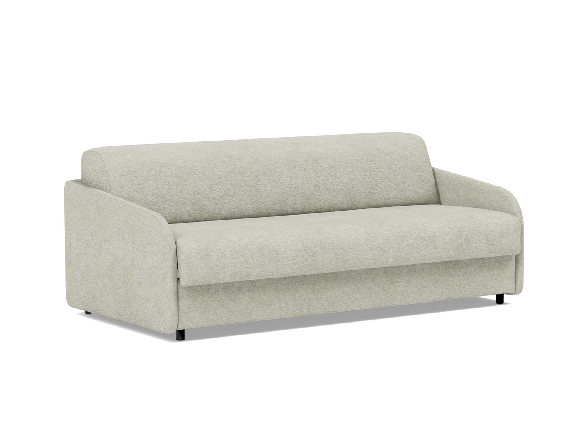 Schlafsofa Eivor mit Taschenfederkernmatratze 160 Flachgewebe Avella 280-Sand
