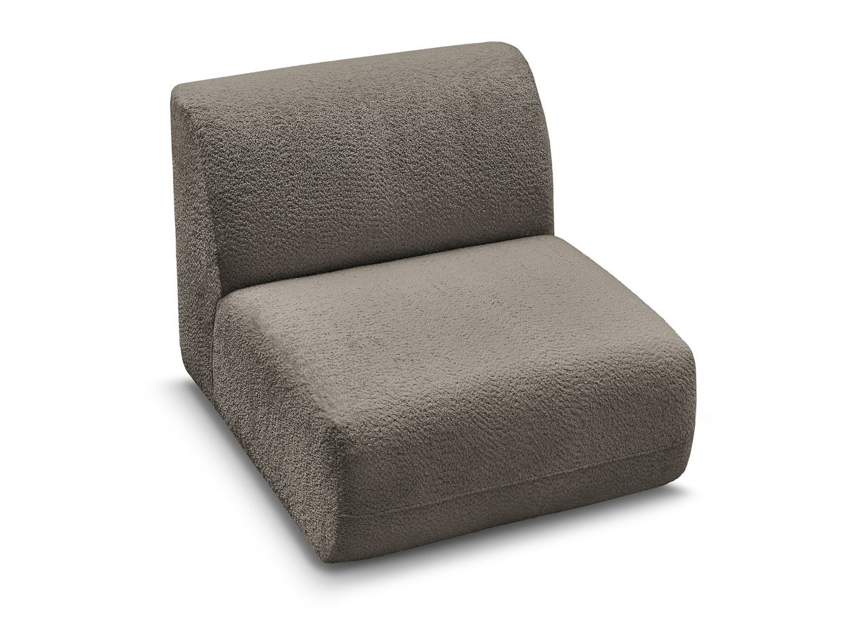 Bobochic Anda Sofamodul 1-Sitzer 84 × 103 cm Chenille Taupe