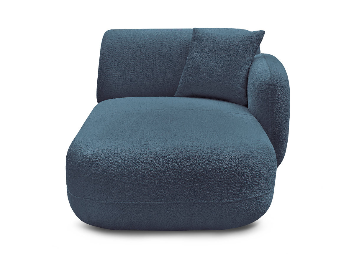 Bobochic Anda Méridienne-Modul Chenille Hellblau Ecke rechts