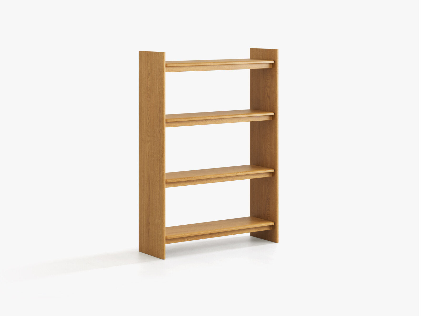 Micadoni Charlotte Bücherregal Eiche Natur 170 cm