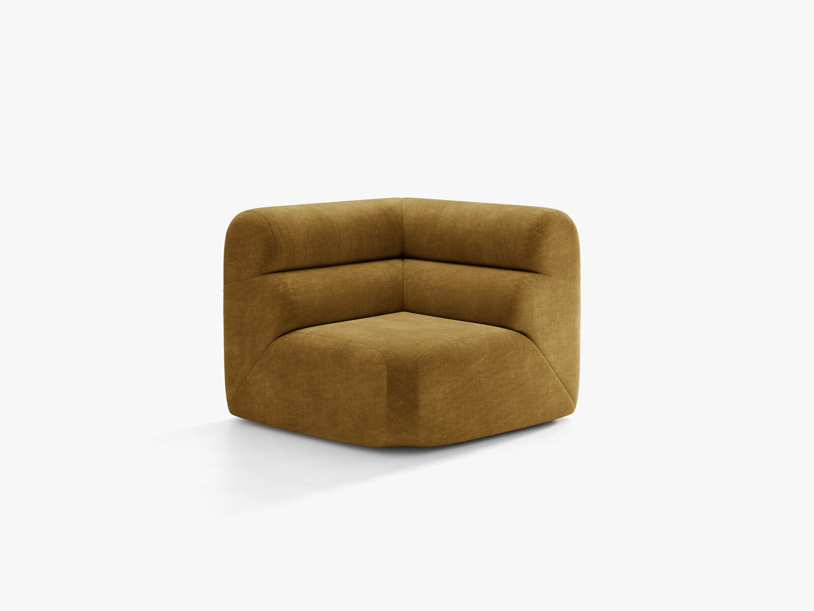 Micadoni Neo Eckmodul Chenille Golden Senf