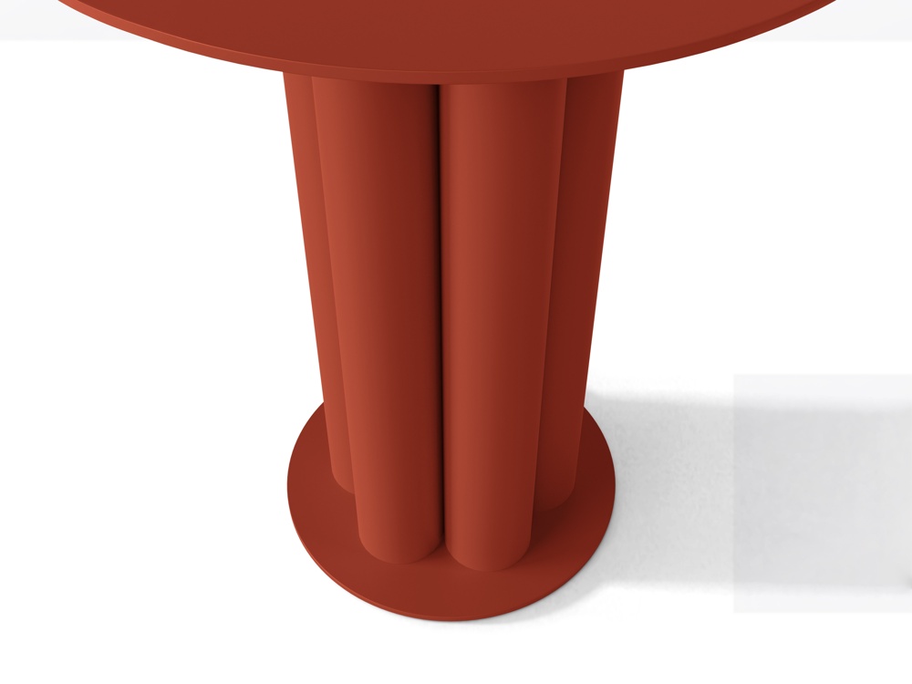 Cosmopolitan Design Beistelltisch Todi Ziegel