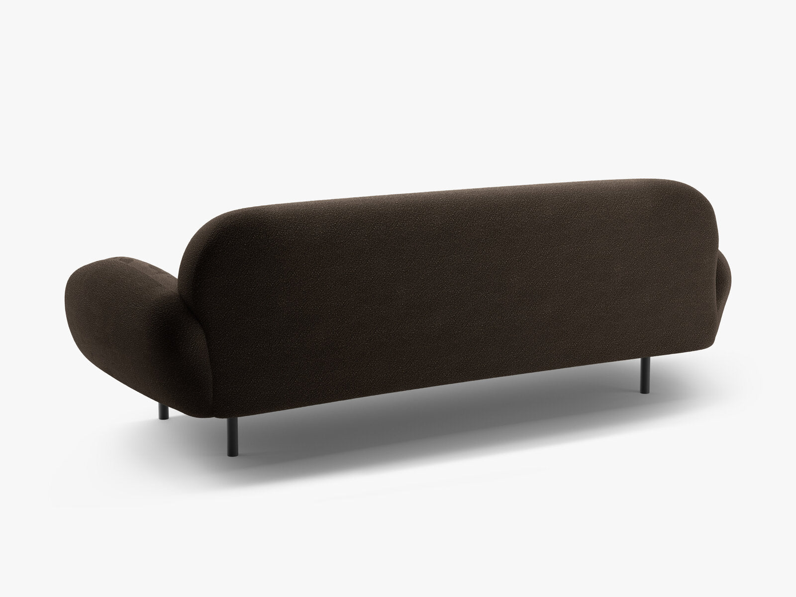 Micadoni Sofa Poppy 3-Sitzer Boucle Baloo Braun