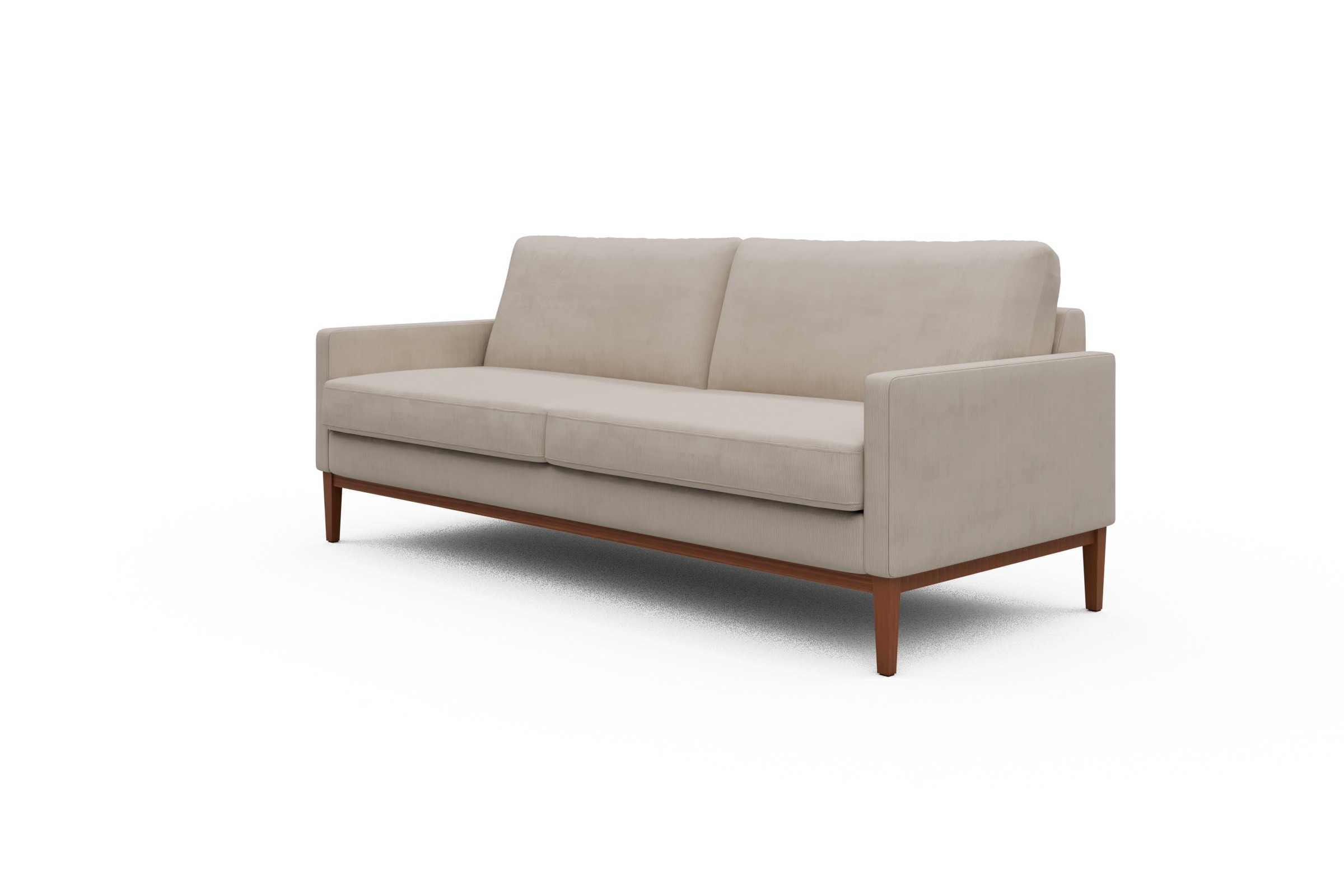 Sofa Bodo 3-Sitzer Cordufine-Off-White