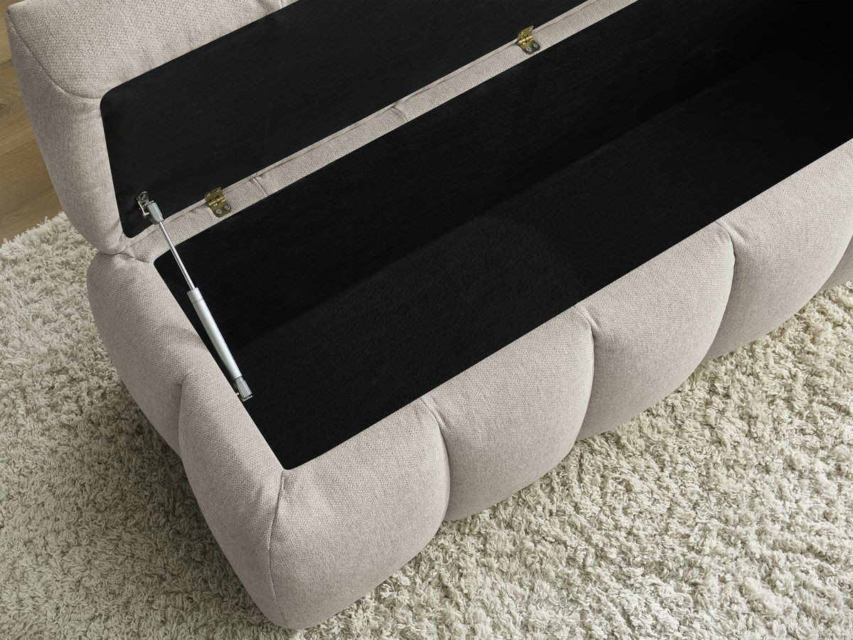 Bobochic Mont-blanc Bettbank Stoff Beige