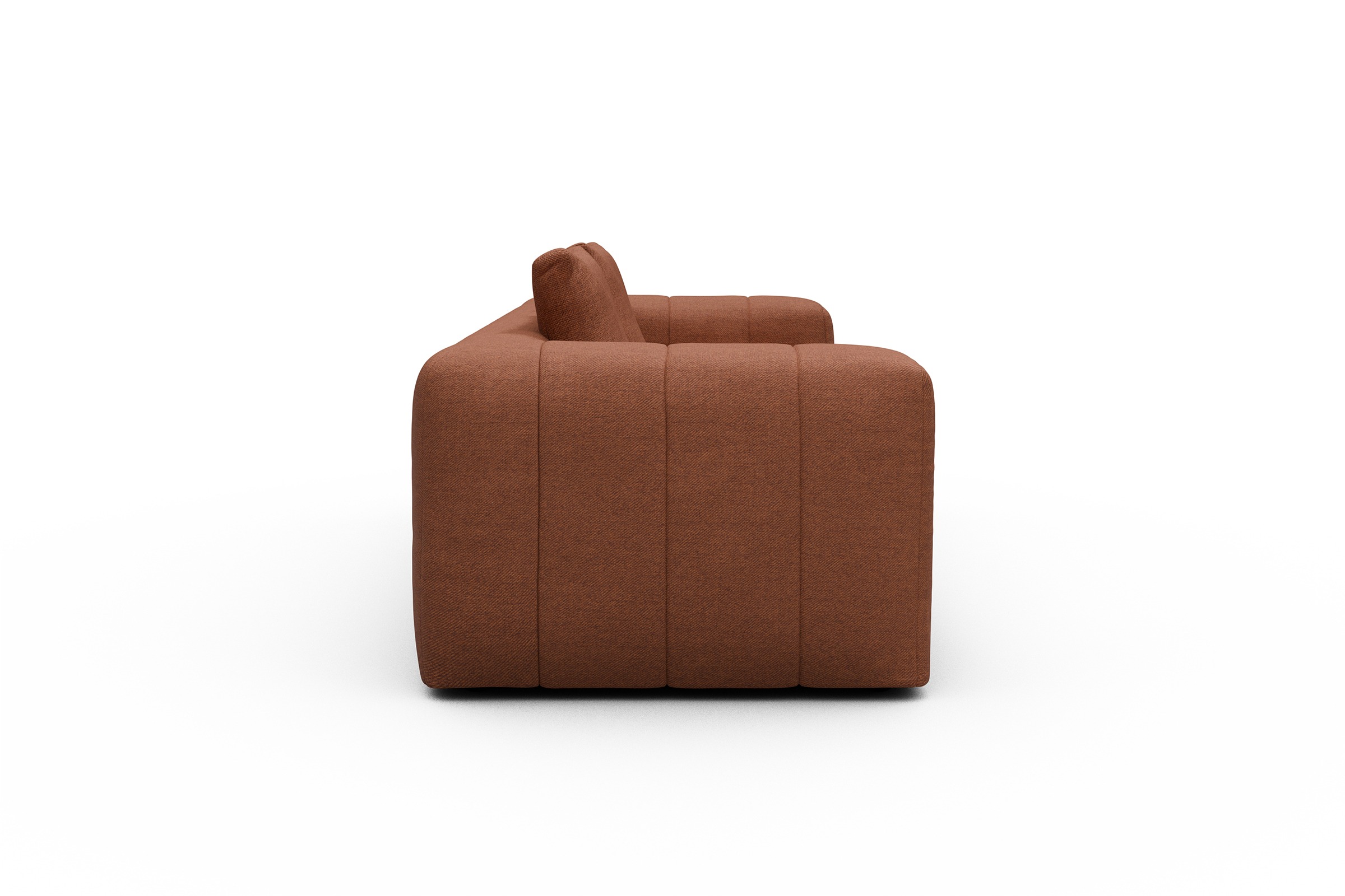Sofa Hugo 3-Sitzer Weda-Rust