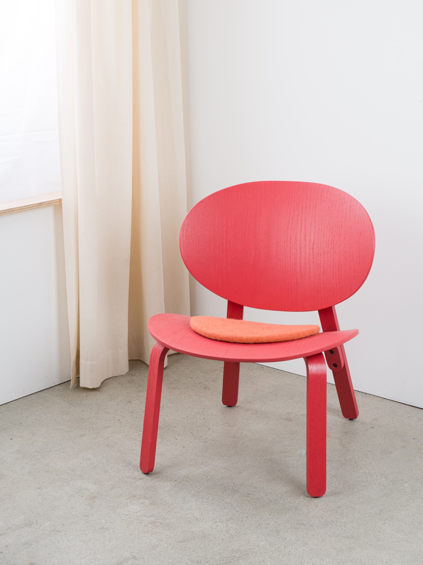 myfelt Lea - Flache Sitzauflage rund