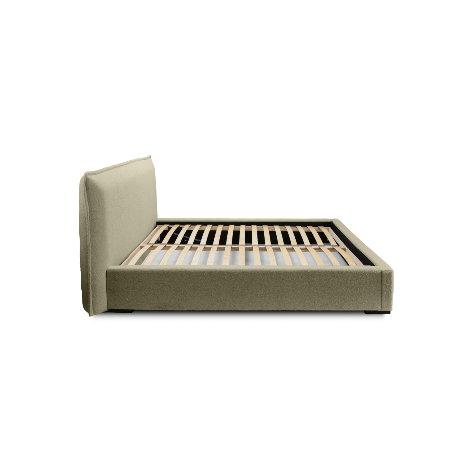 Polsterbett Renoa Boucle 140x200 mit Holzrahmen Quelle 06