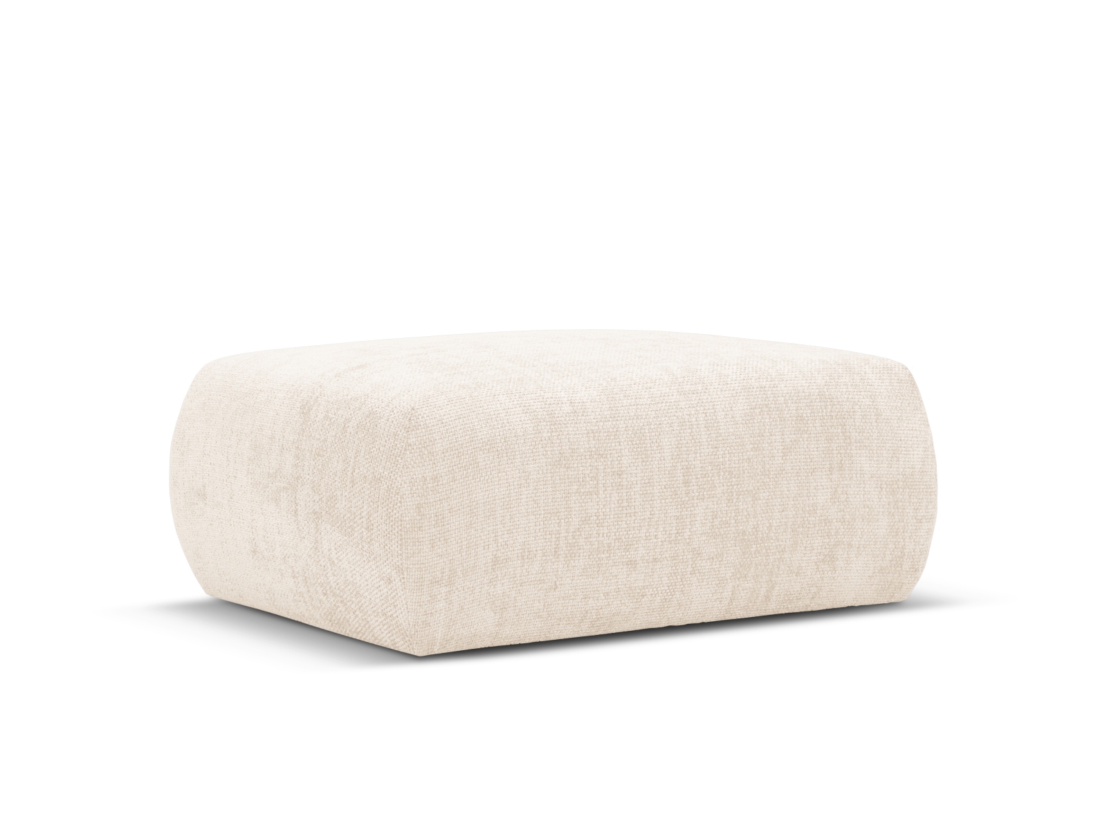 Cosmopolitan Design Pouf Matera Chenille Eden Helles Beige
