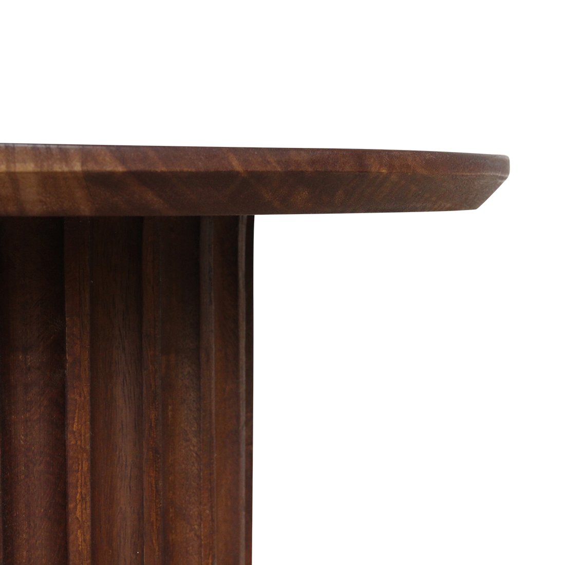 Raw Materials Bullnose Beistelltisch Reversed braun Ø 55cm