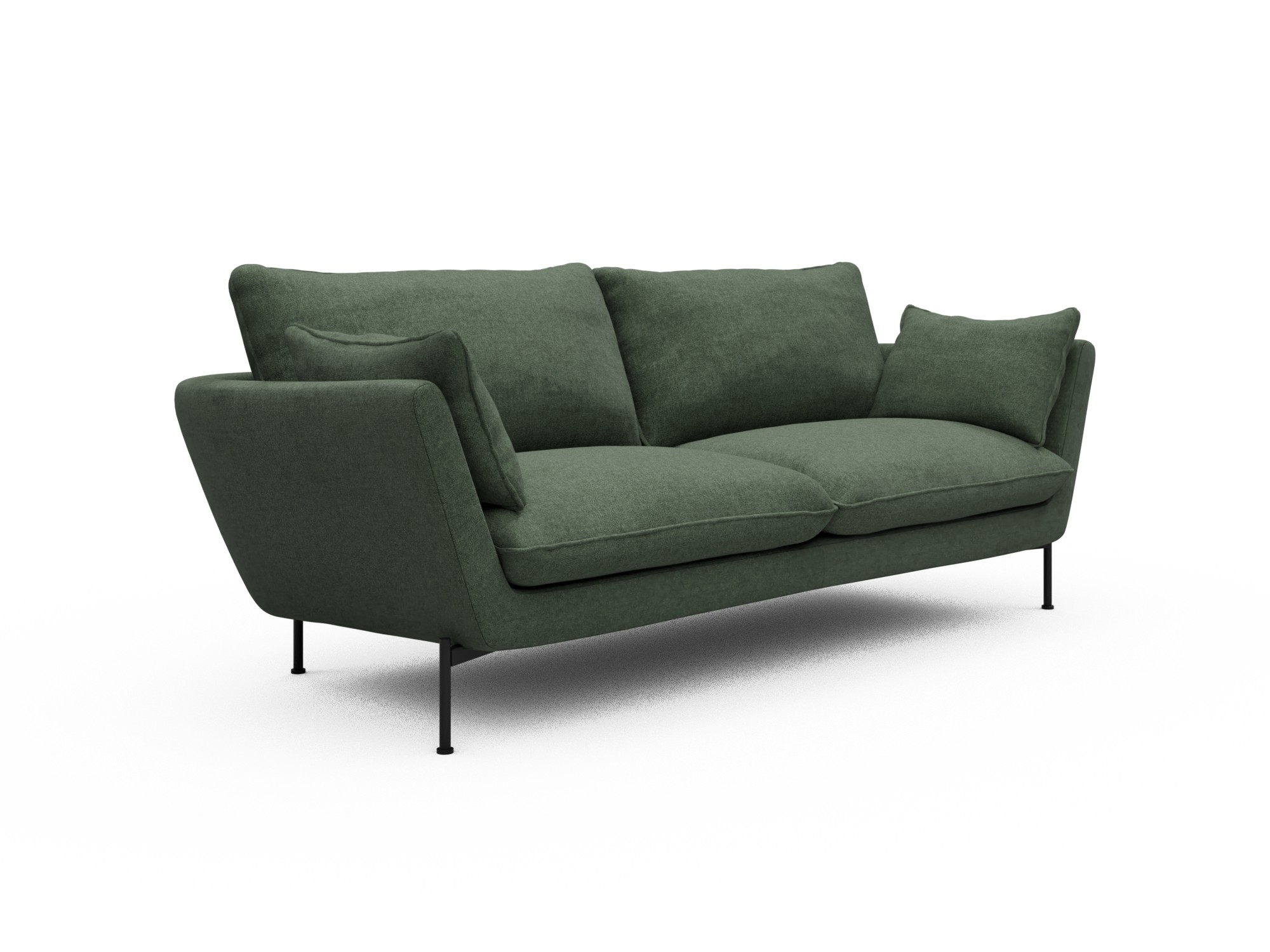 Skandi Home Sofa Anton 3-Sitzer Casone-Forest-Green moebelfaktor
