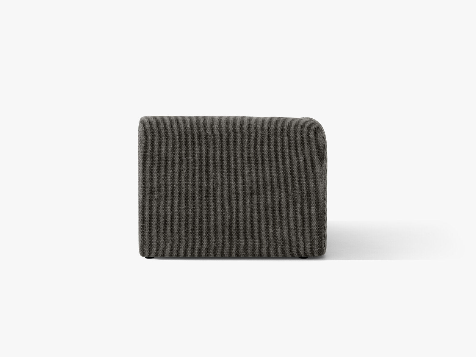 Micadoni Eckmodul Miley 1-Sitzer Links Chenille Haga Grau