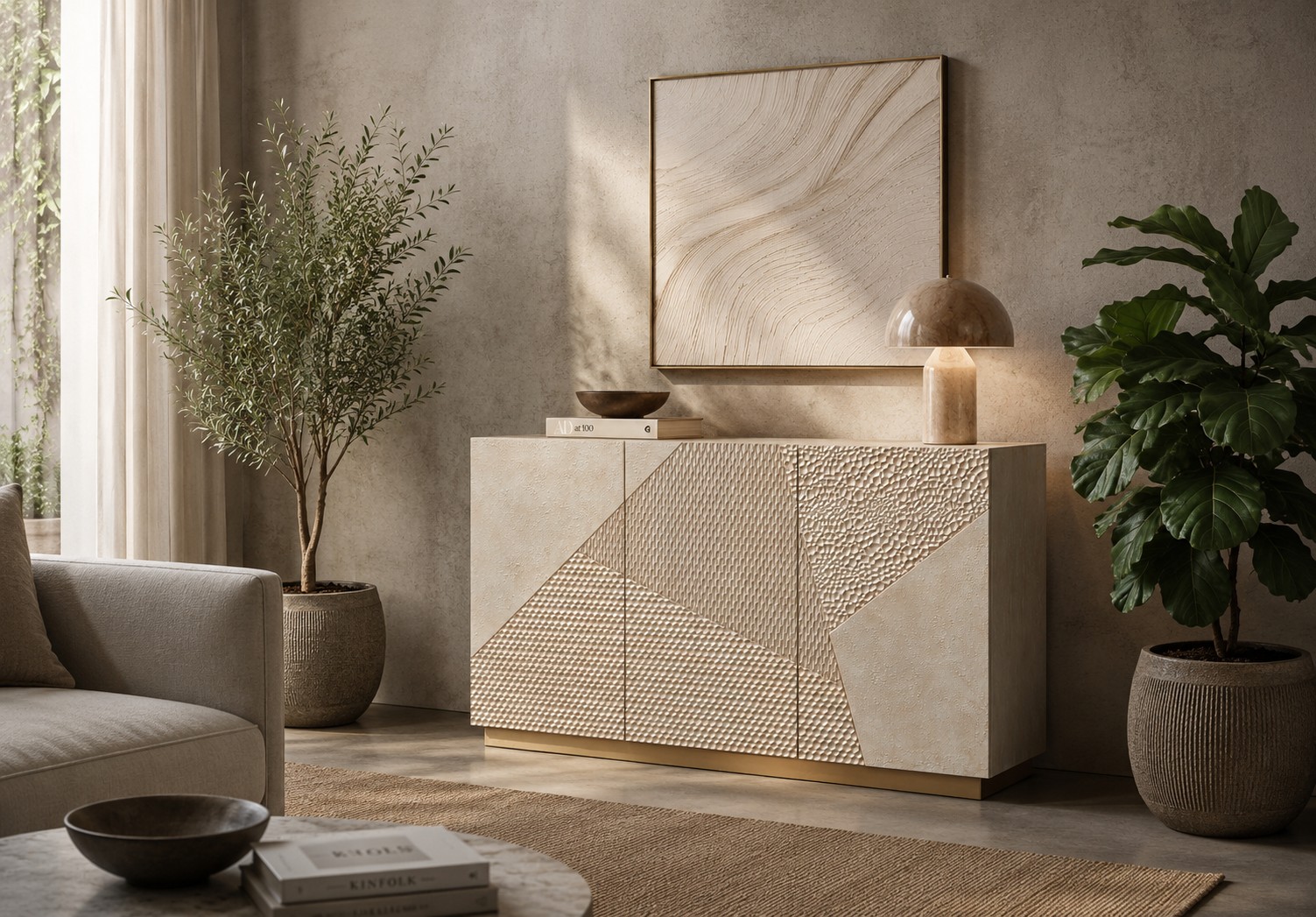 Livin Hill Sideboard Stilig Eiche 3-türig
