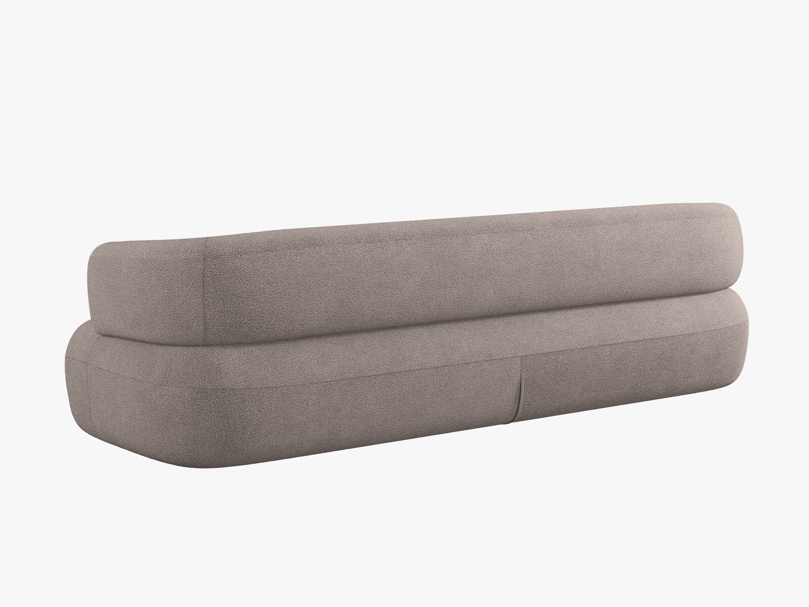 Micadoni Sofa Jenny 3-Sitzer Boucle Now or Never Hellbraun