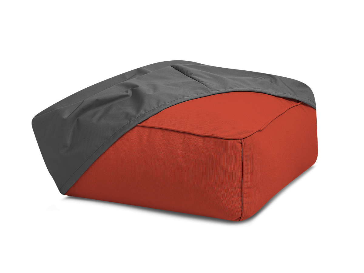Bobochic Giulia Pouf Stoff Rot