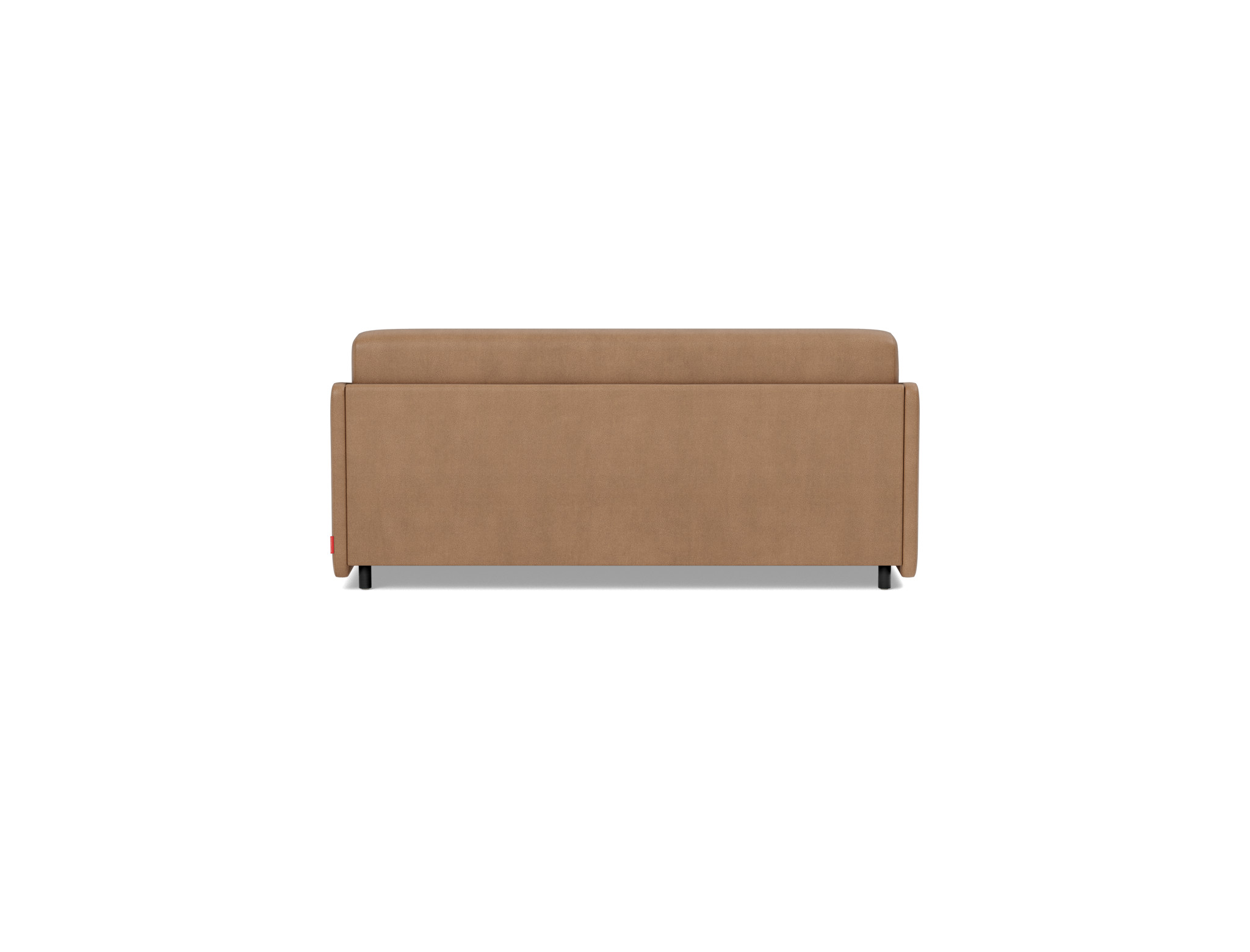 Schlafsofa Eivor mit Taschenfederkernmatratze 140 Lederoptik Faunal 551-Brown