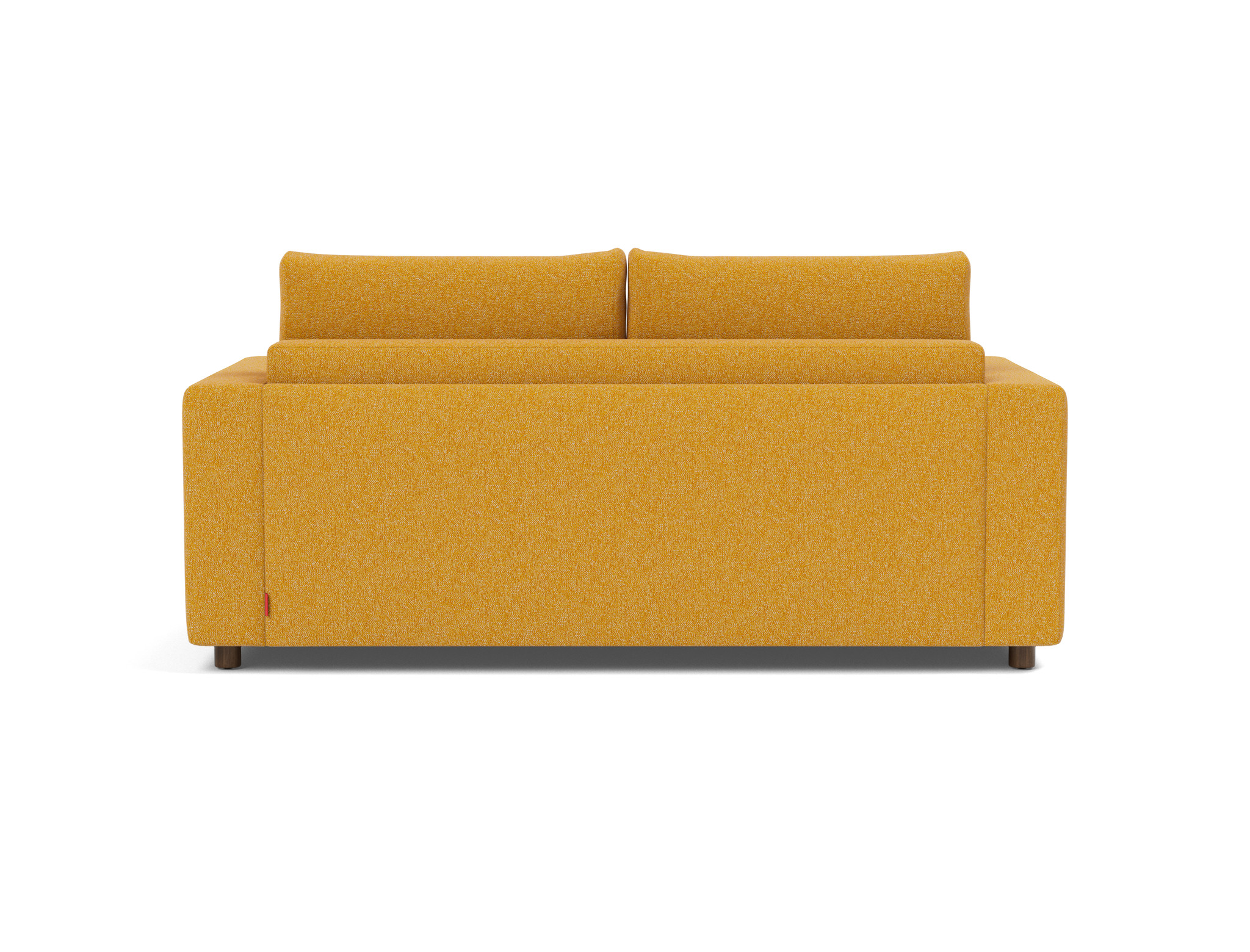 Schlafsofa Neah mit Standard-Armlehnen 160 Boucle Skandi 536-Ochre