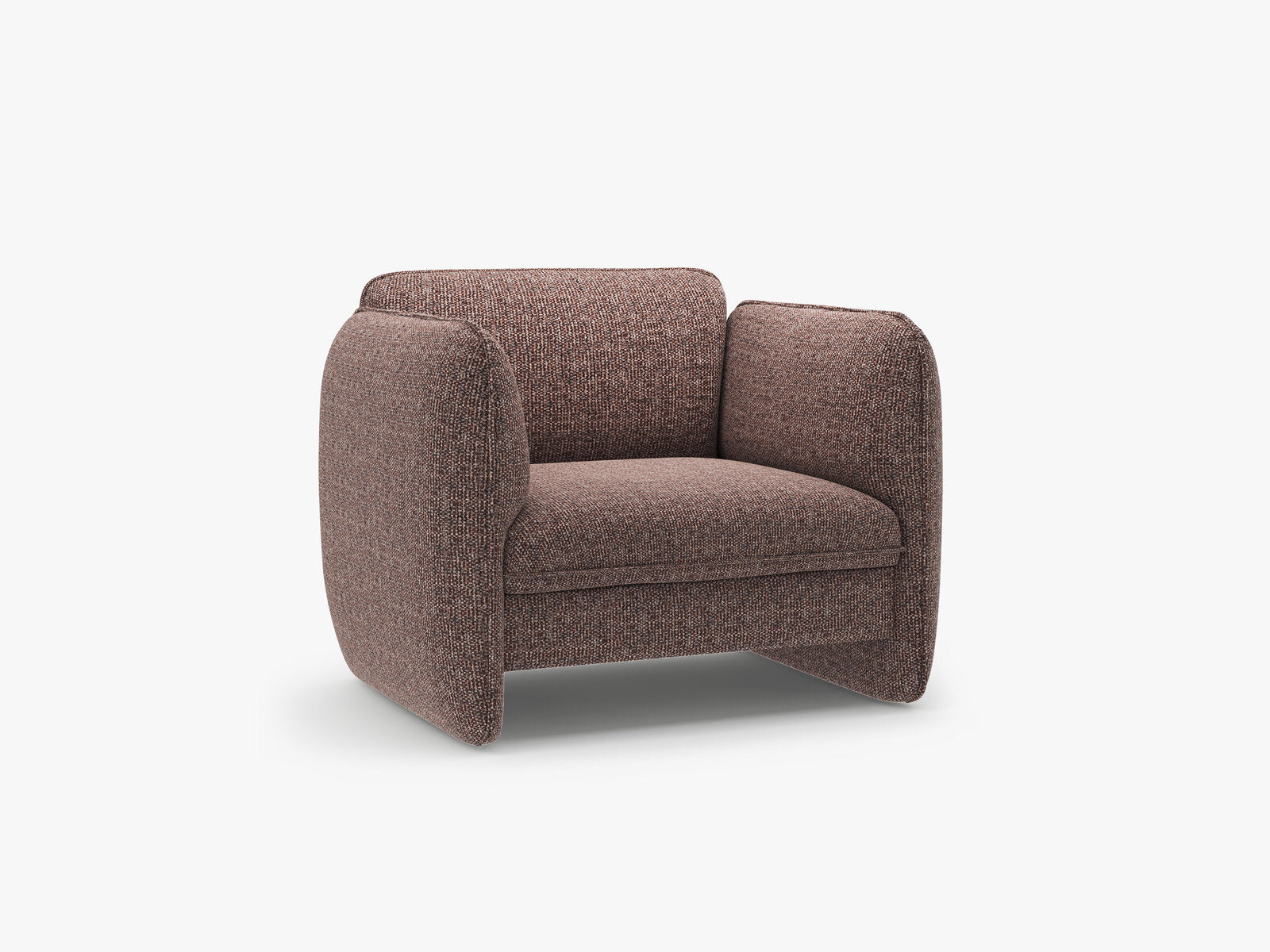 Micadoni Georgia Armsessel Chenille Silencio Braun