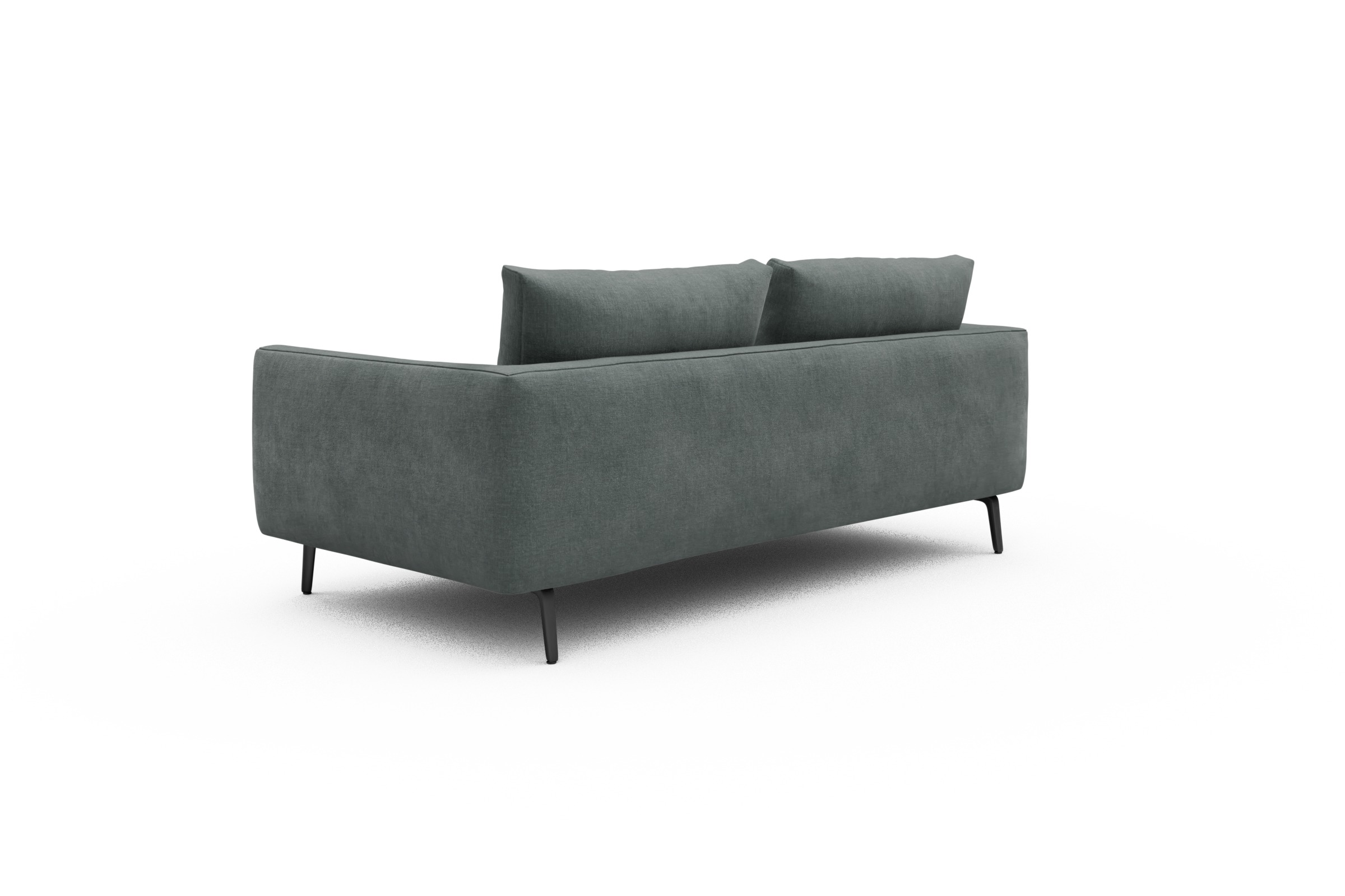 Sofa Karl 2-5-Sitzer Smooth-Silver-Grey
