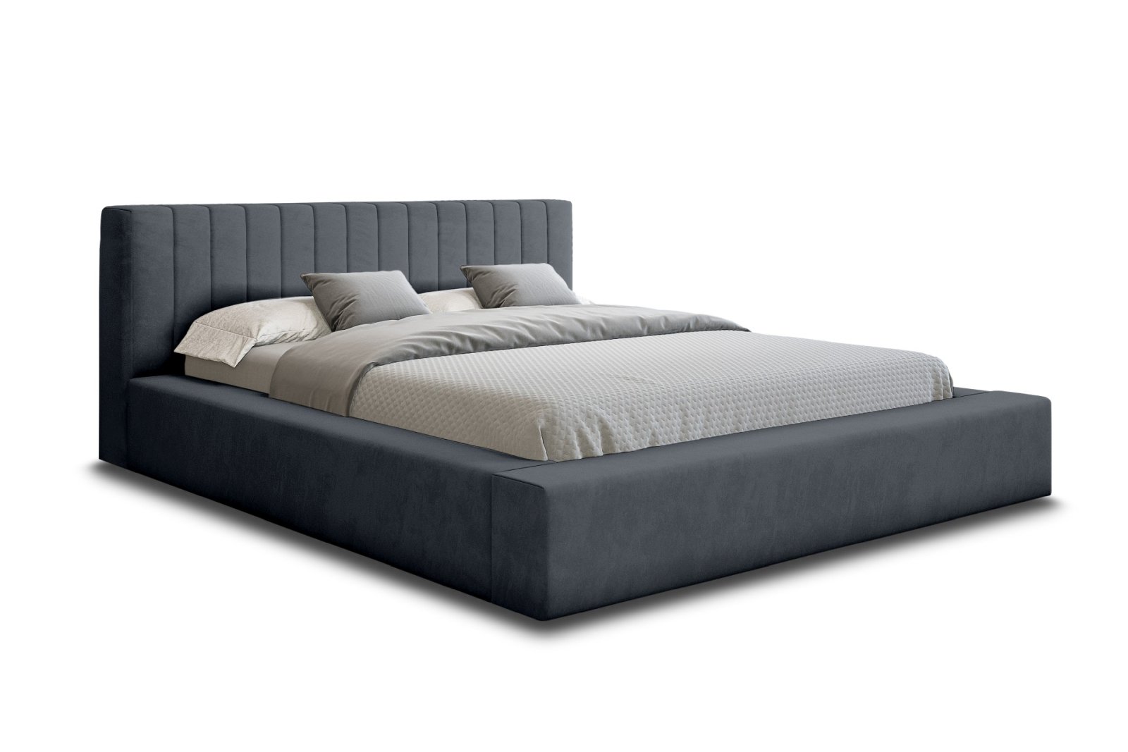Polsterbett Carno Chenille 140x200 mit Holzrahmen Ditra-New 11