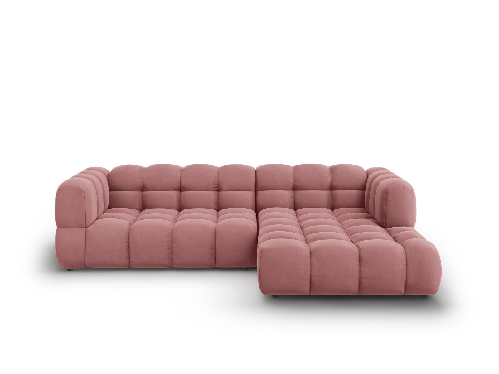 Cosmopolitan Design Ecksofa Sky 4-Sitzer mittlere Version Samt Casino Flamingo Rechts