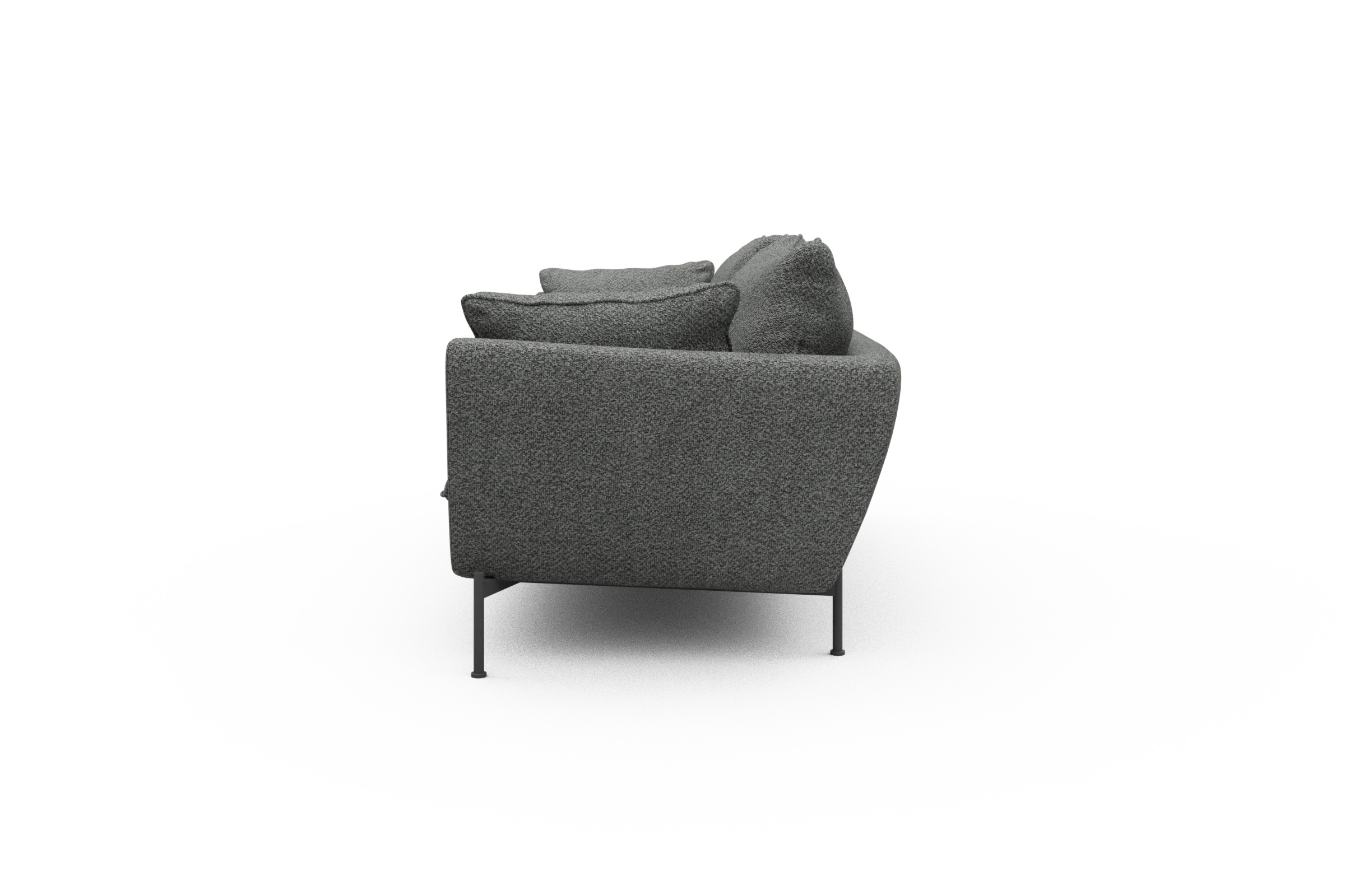 Sofa Anton PREMIUM 3-Sitzer Vanora-Warm-Grey