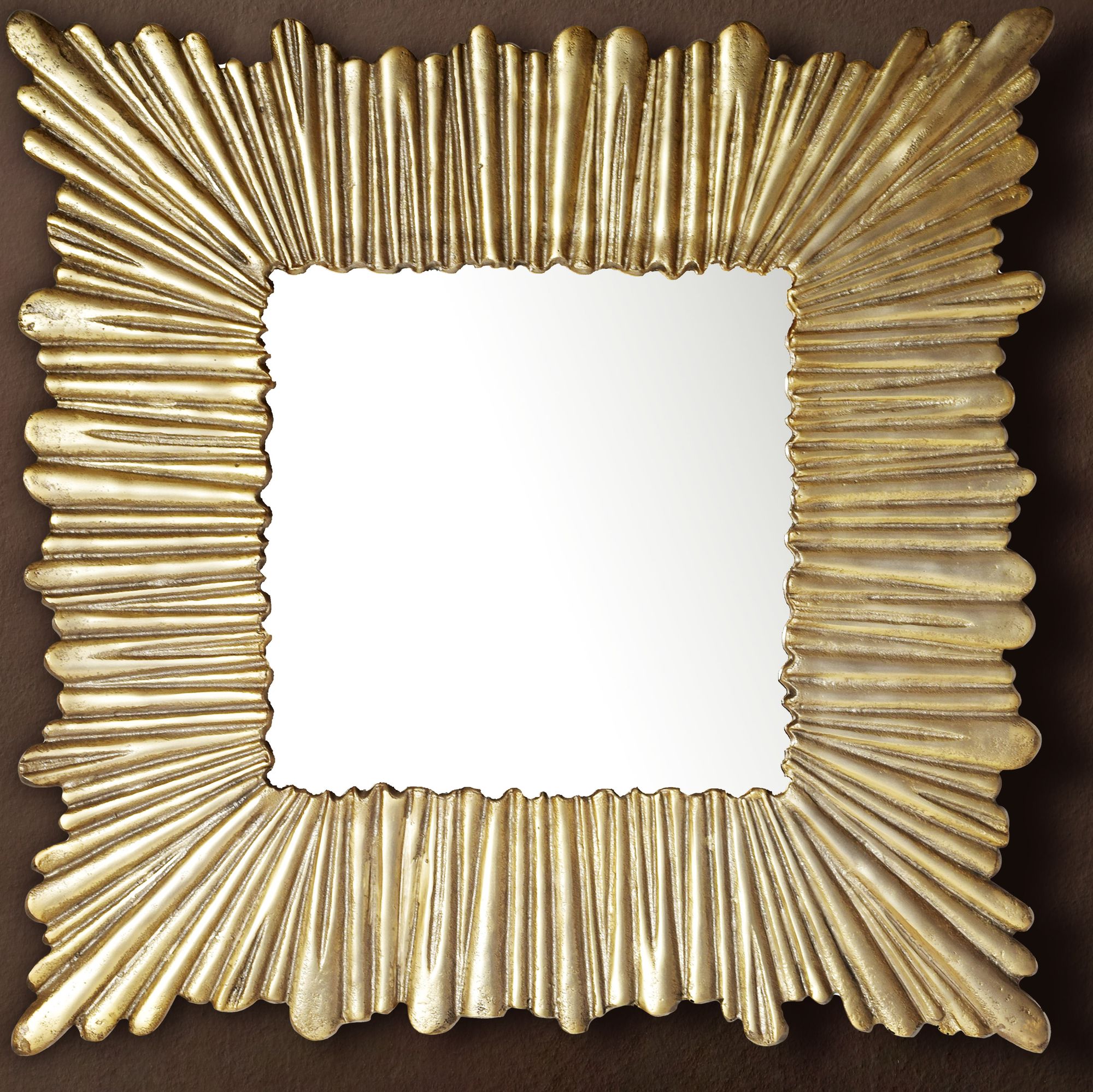 Wandspiegel Hestvika Gold 75 × 3 × 75 cm