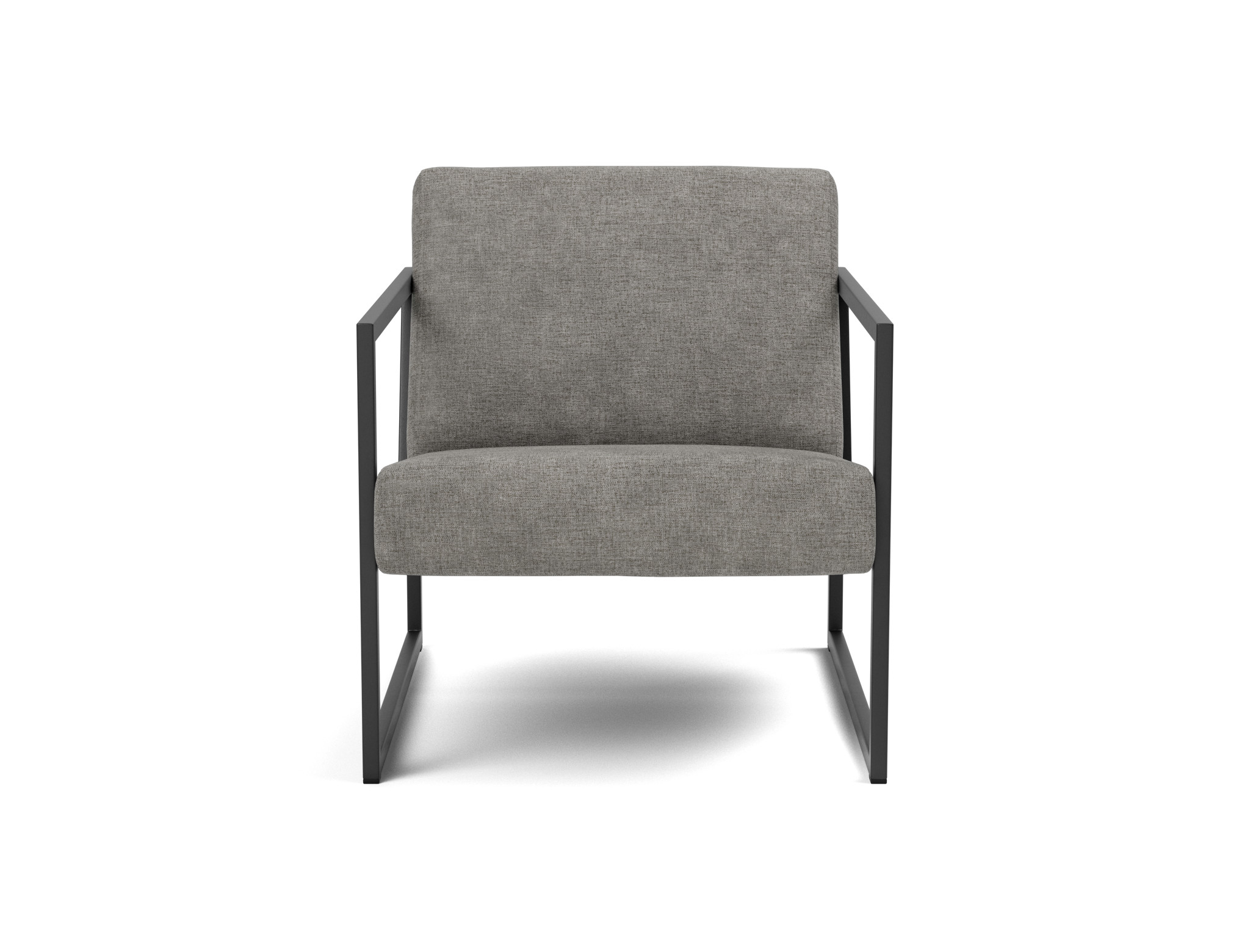 Sessel Vikko mit Armlehnen Flachgewebe Avella 282-Warm-Grey