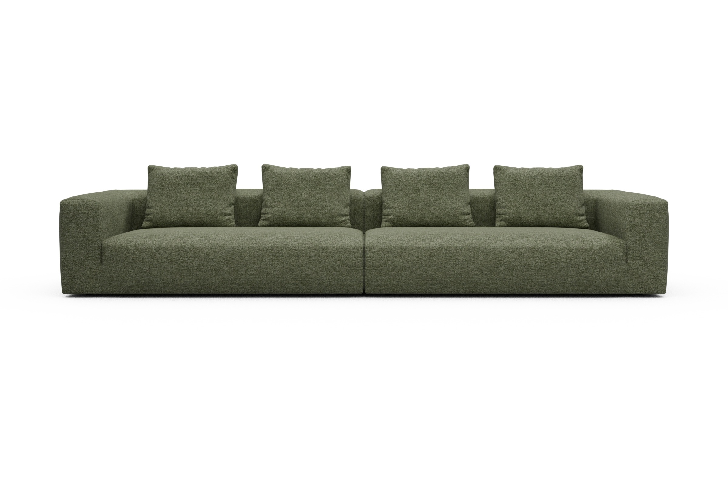 Skandi Home Modulares XXL Sofa Fred 5-Sitzer Carreno-Vivid-Green moebelfaktor