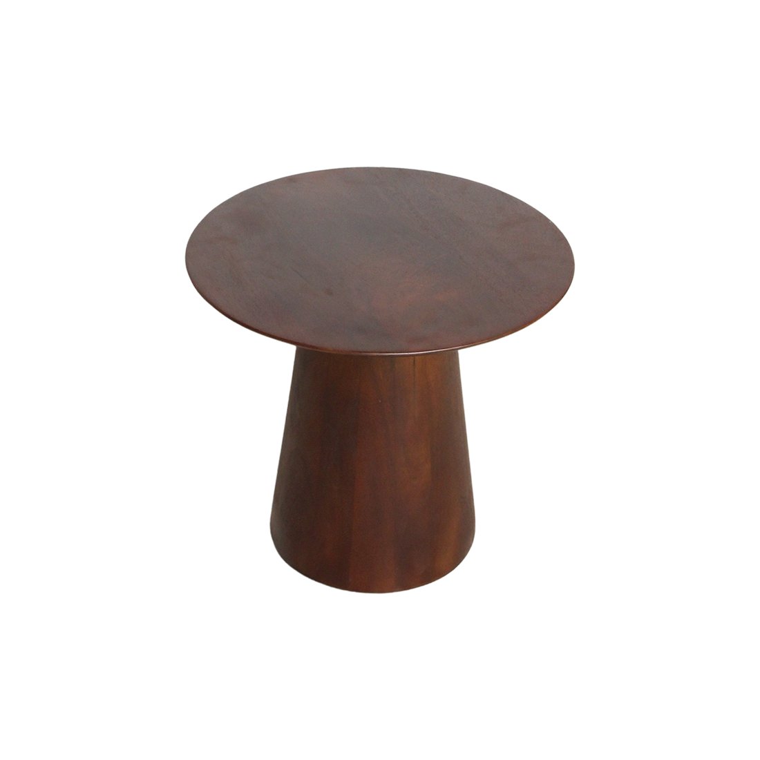 Raw Materials Bullnose Beistelltisch aus Mangoholz Cone Ø 50cm