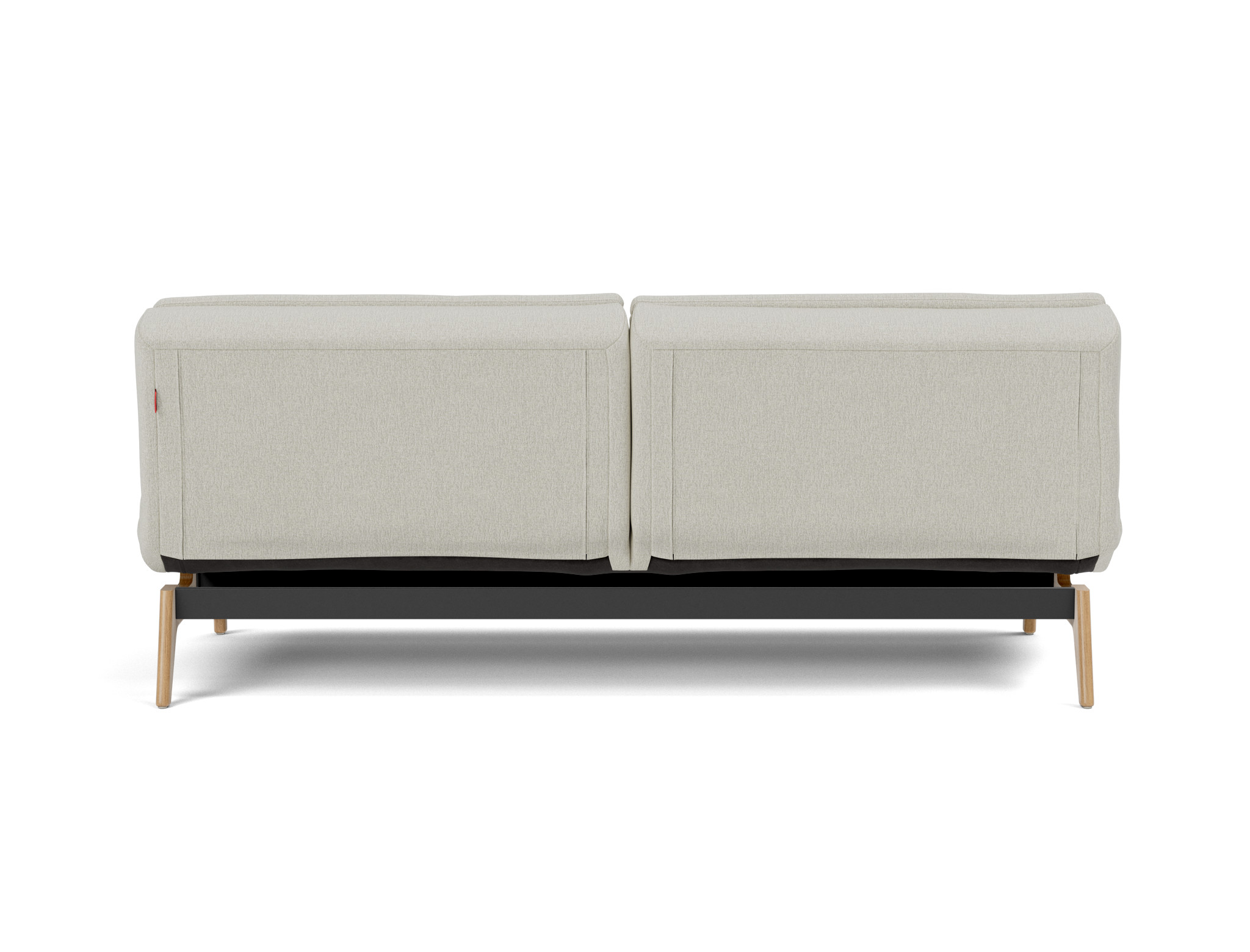 Schlafsofa Dublexo Flachgewebe Mixed Dance 527-Natural Beine Eiche