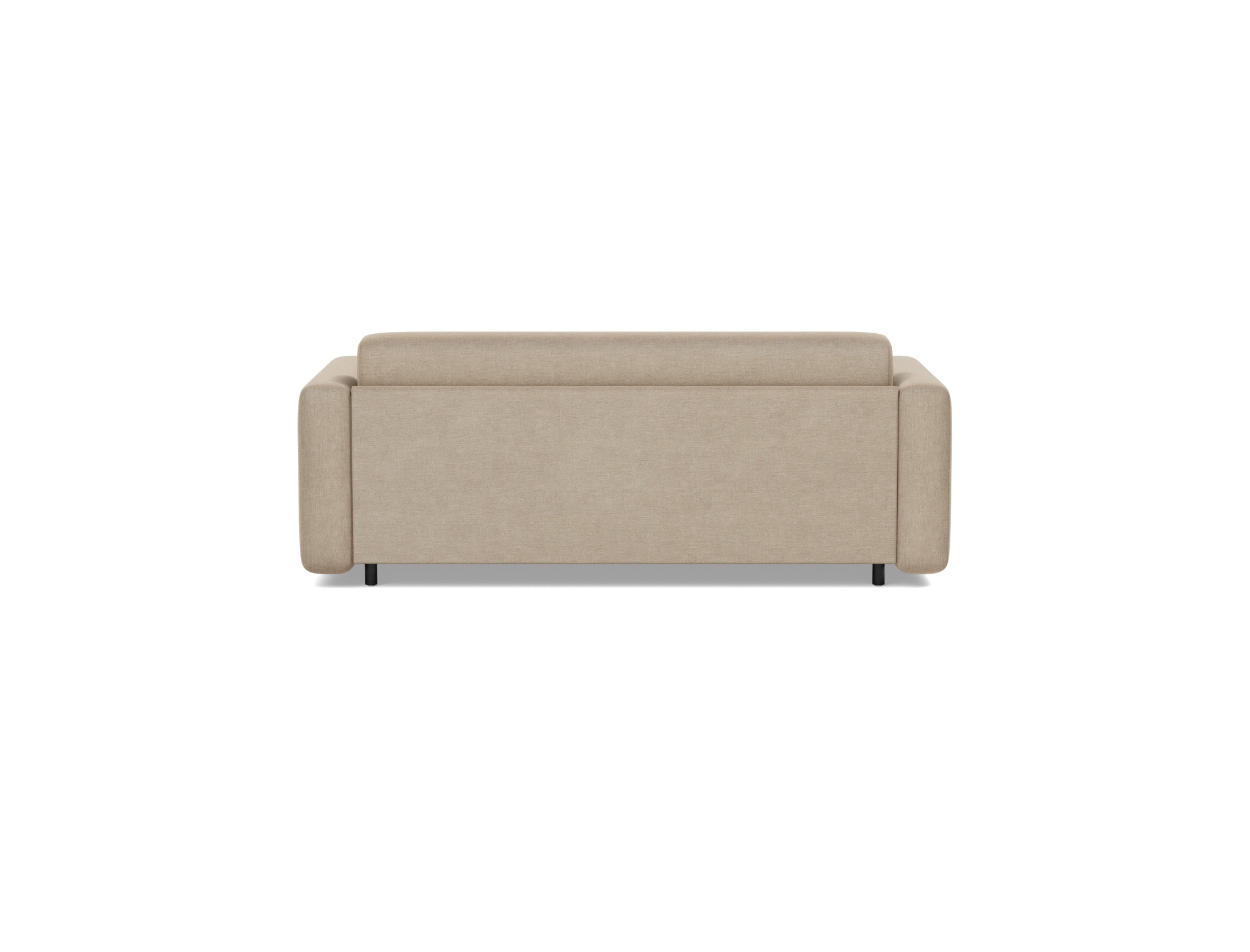 Schlafsofa Killian mit Taschenfederkernmatratze 140 Flachgewebe Phobos 587-Mocha