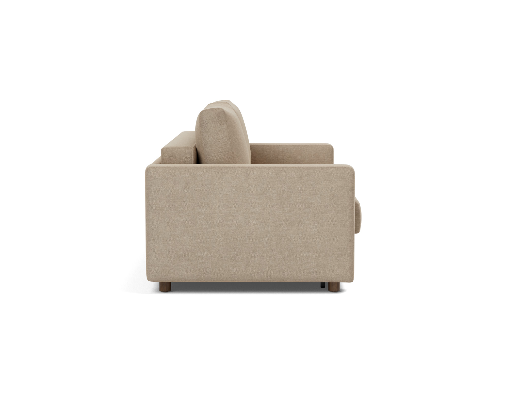 Schlafsofa Neah mit Standard-Armlehnen 160 Flachgewebe Phobos 587-Mocha