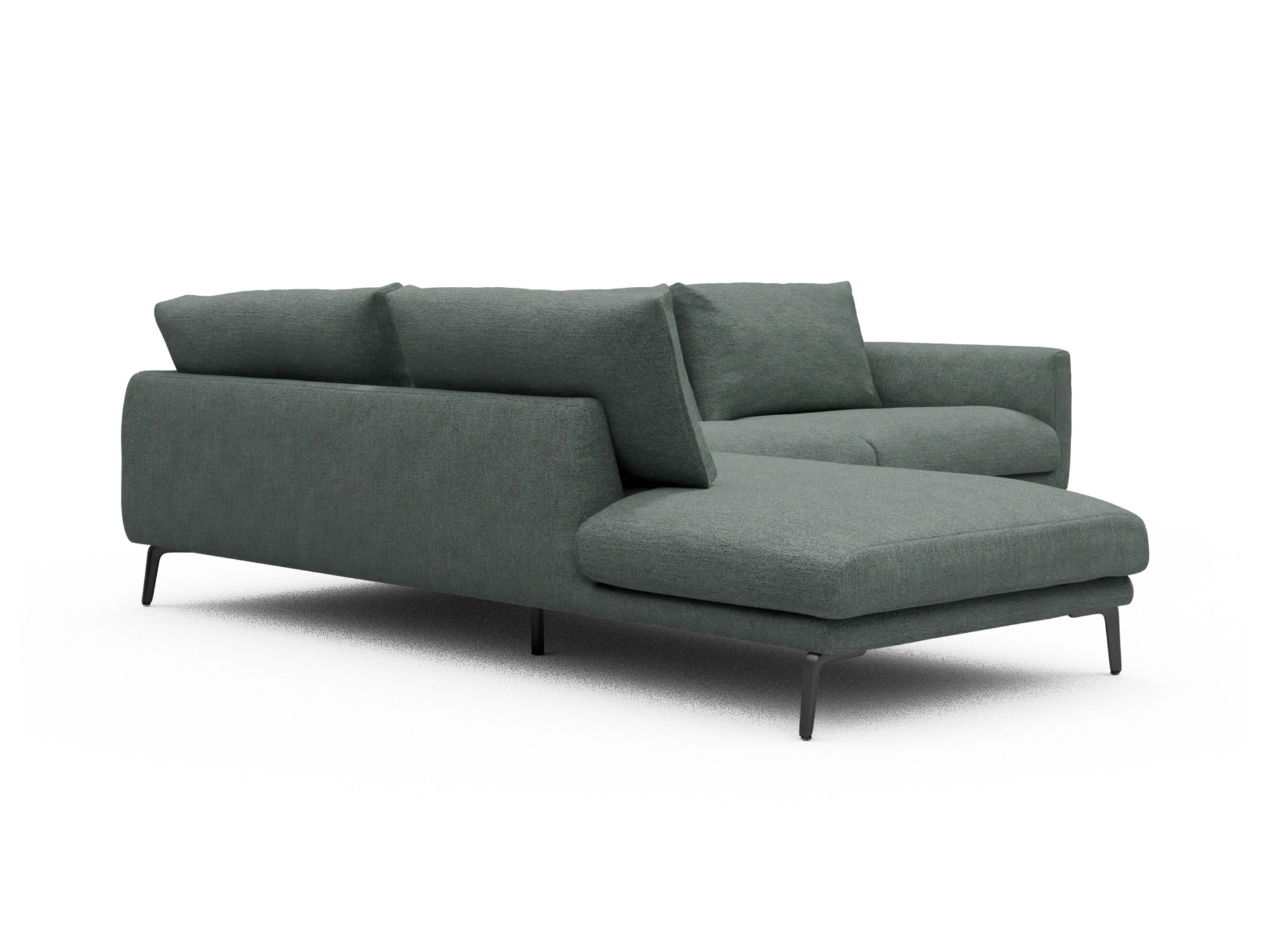 Skandi Home Ecksofa Karl Relax-Ecke links mit 2,5-Sitzer Carreno-Ice-Blue moebelfaktor
