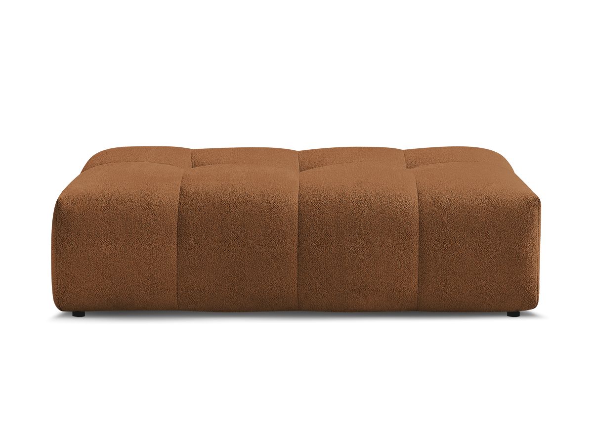 Bobochic Everest Pouf 140 × 70 cm Melange-Stoff Orange