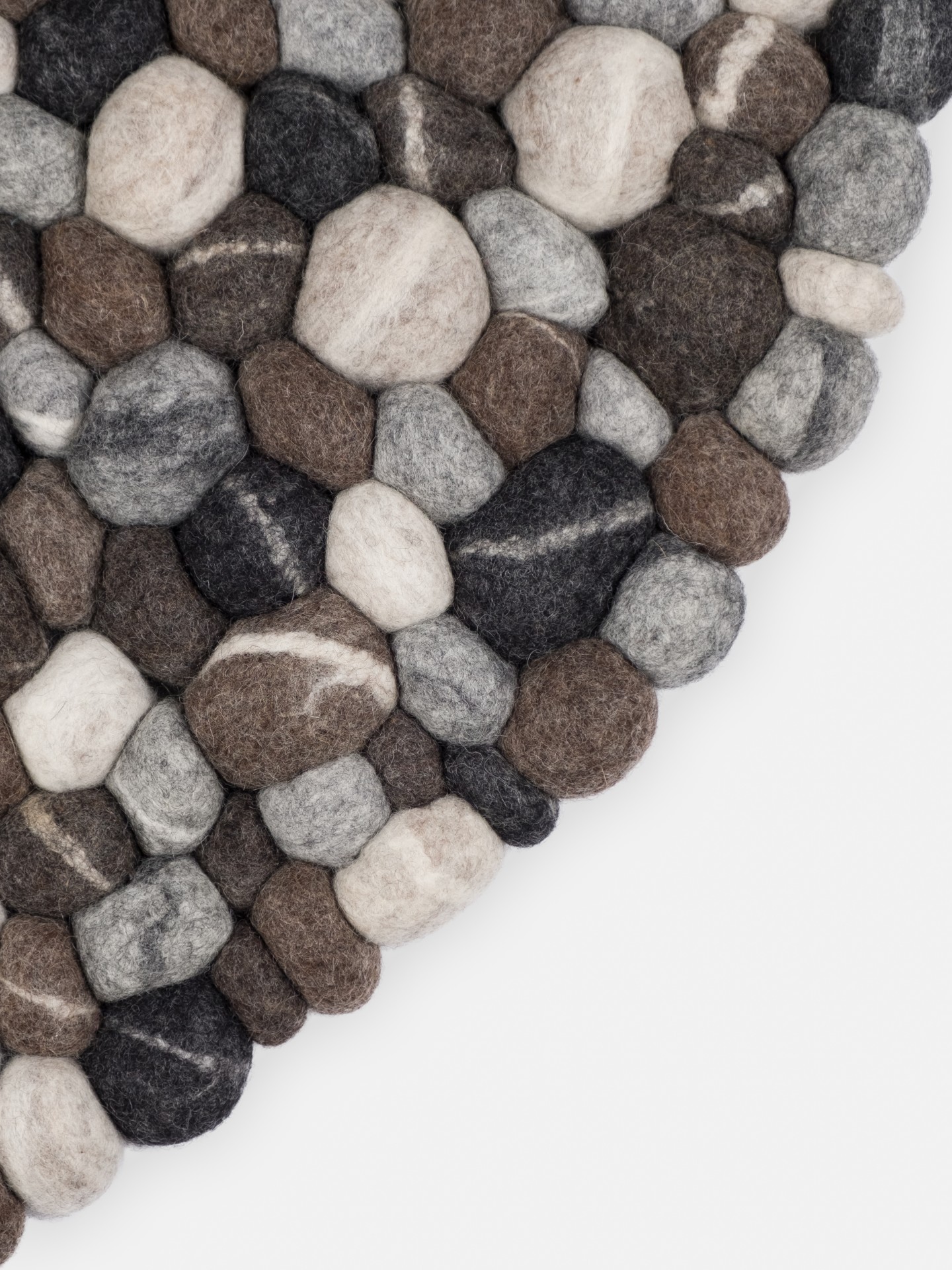 myfelt Hardy Filzkugelteppich - 70 cm