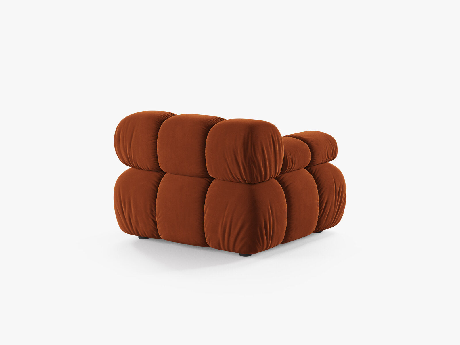Micadoni Eckmodul Bellis Links Samt Bluvel Terrakotta