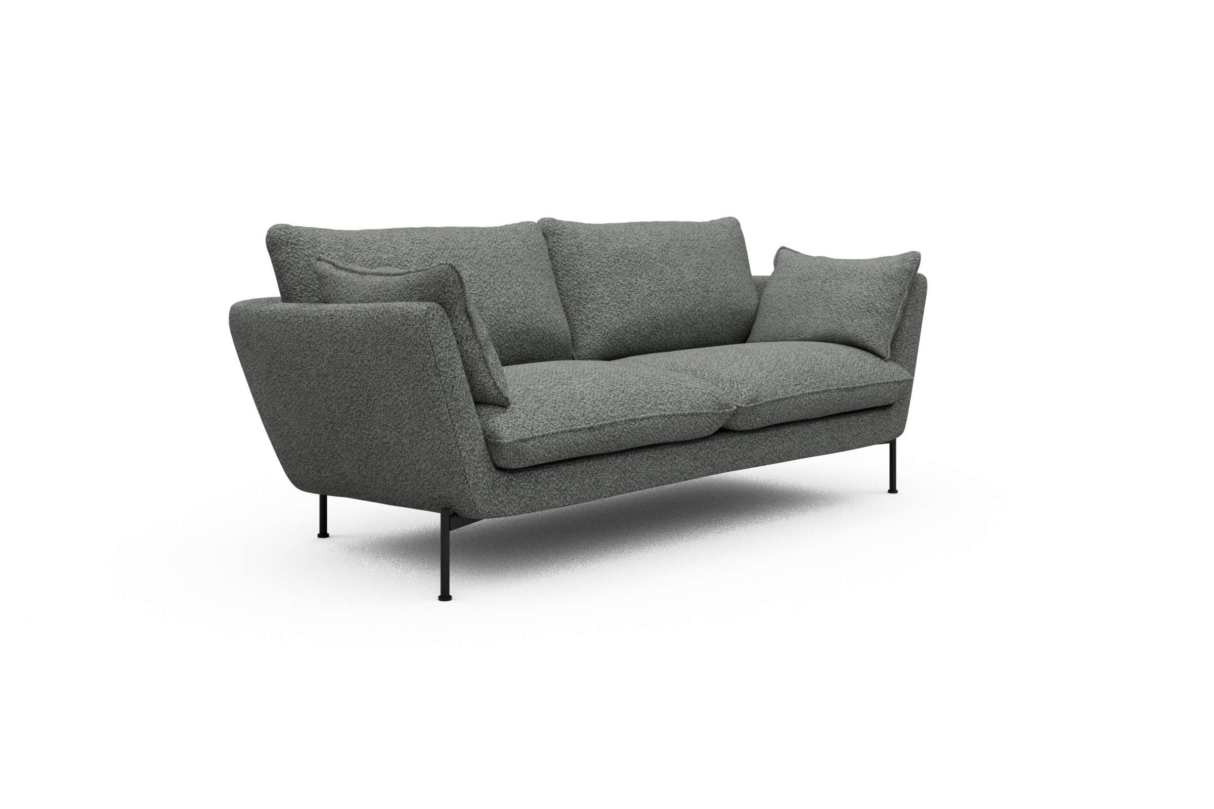 Sofa Anton 2-Sitzer Vanora-Warm-Grey