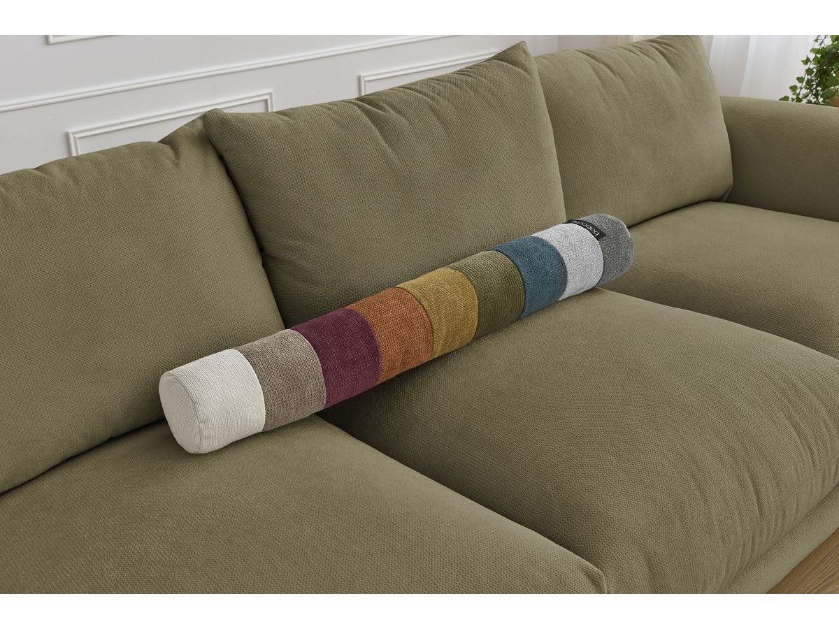 Bobochic Ernest Sofa 3-Sitzer 265 × 106 cm Stoff Grün