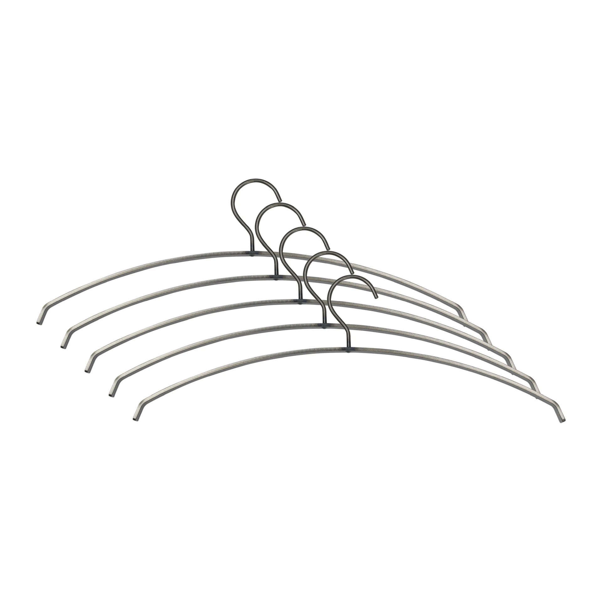 Spinder Design SILVER Kleiderbügel (5er-Set) - Blacksmith