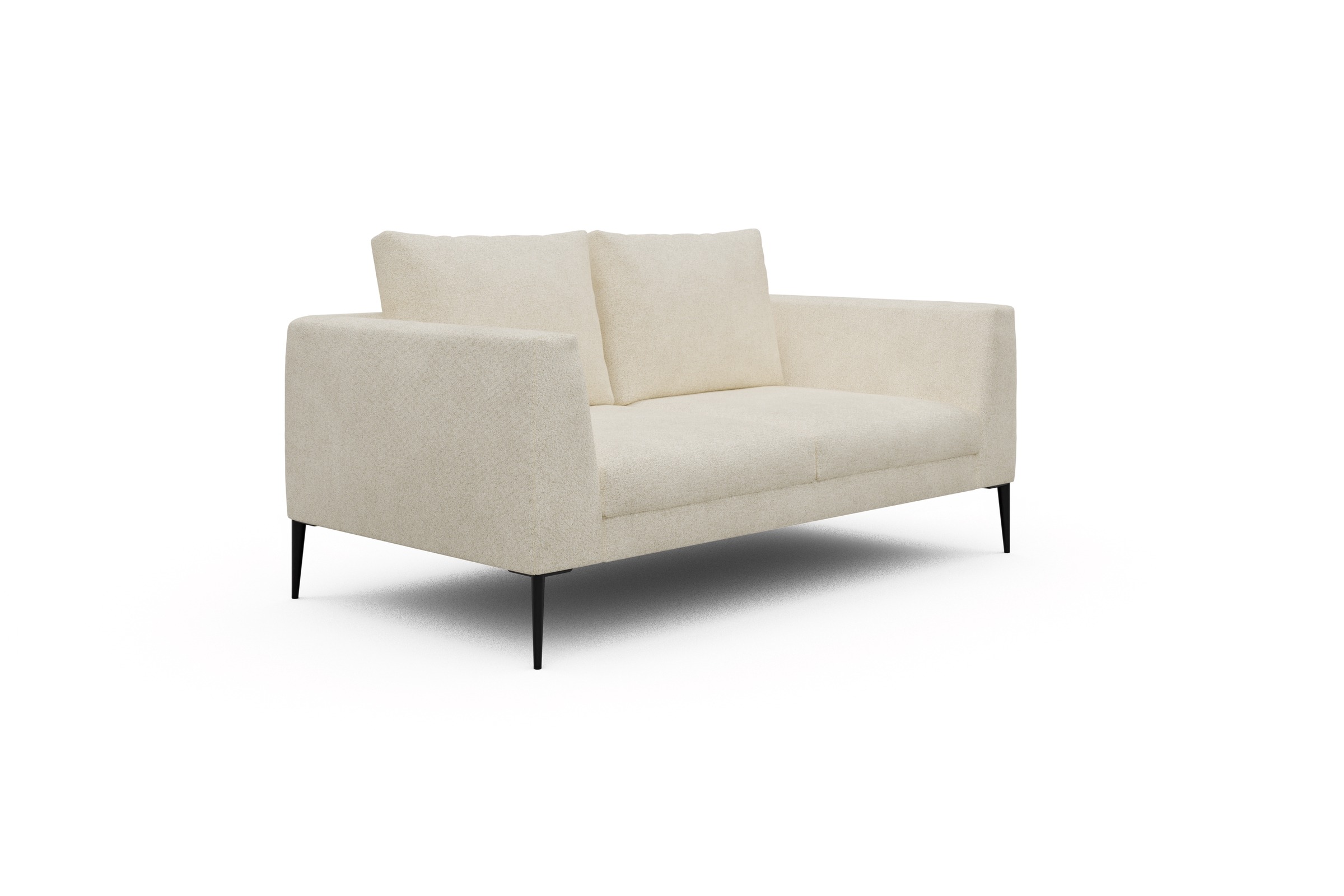 Sofa Paul 2-Sitzer Boucle-Off-White