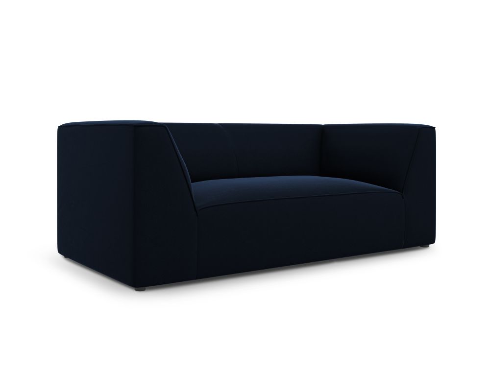 Cosmopolitan Design Sofa Siena 2-Sitzer Samt Salvador Königsblau