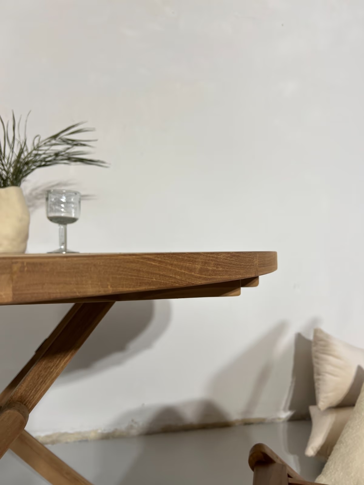 Sunny Smart Klapptisch York rund Teakholz natur 120cm