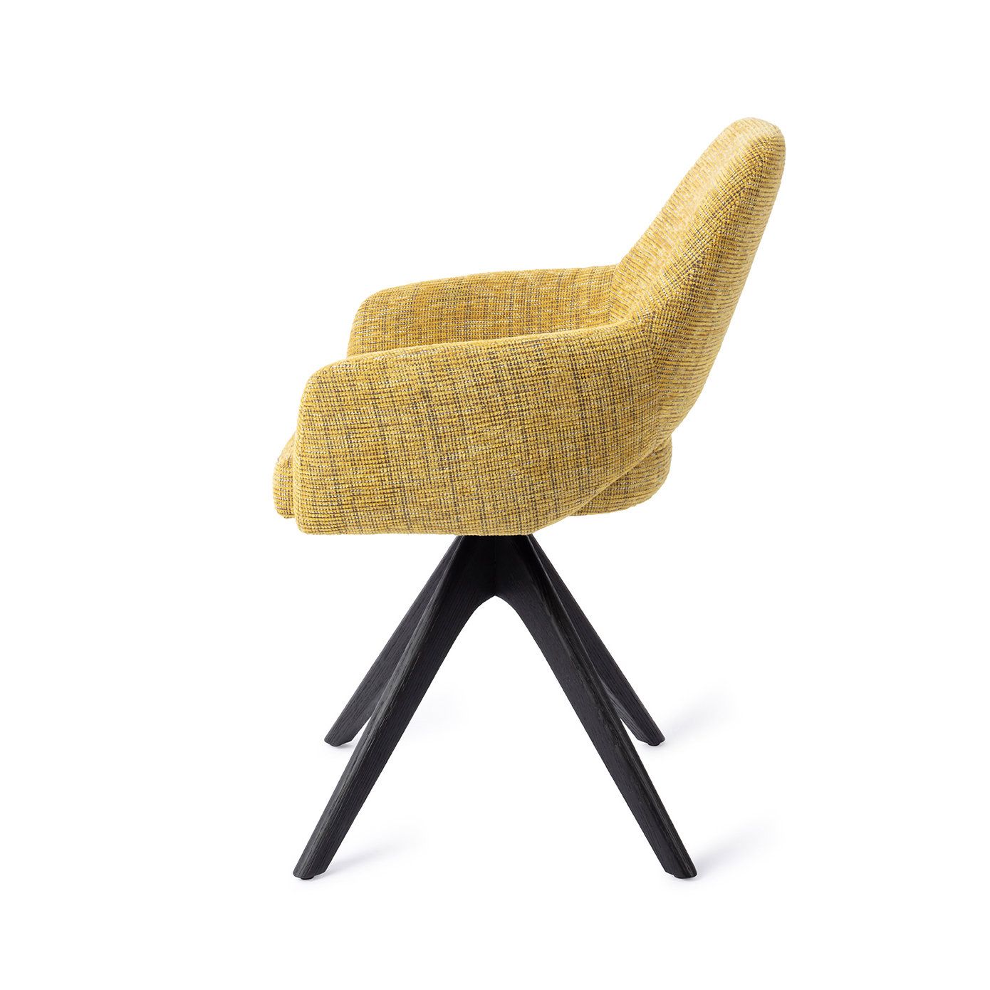 Jesper Home Esszimmerstuhl Yanai Lemon Lines Revolve Eiche Schwarz
